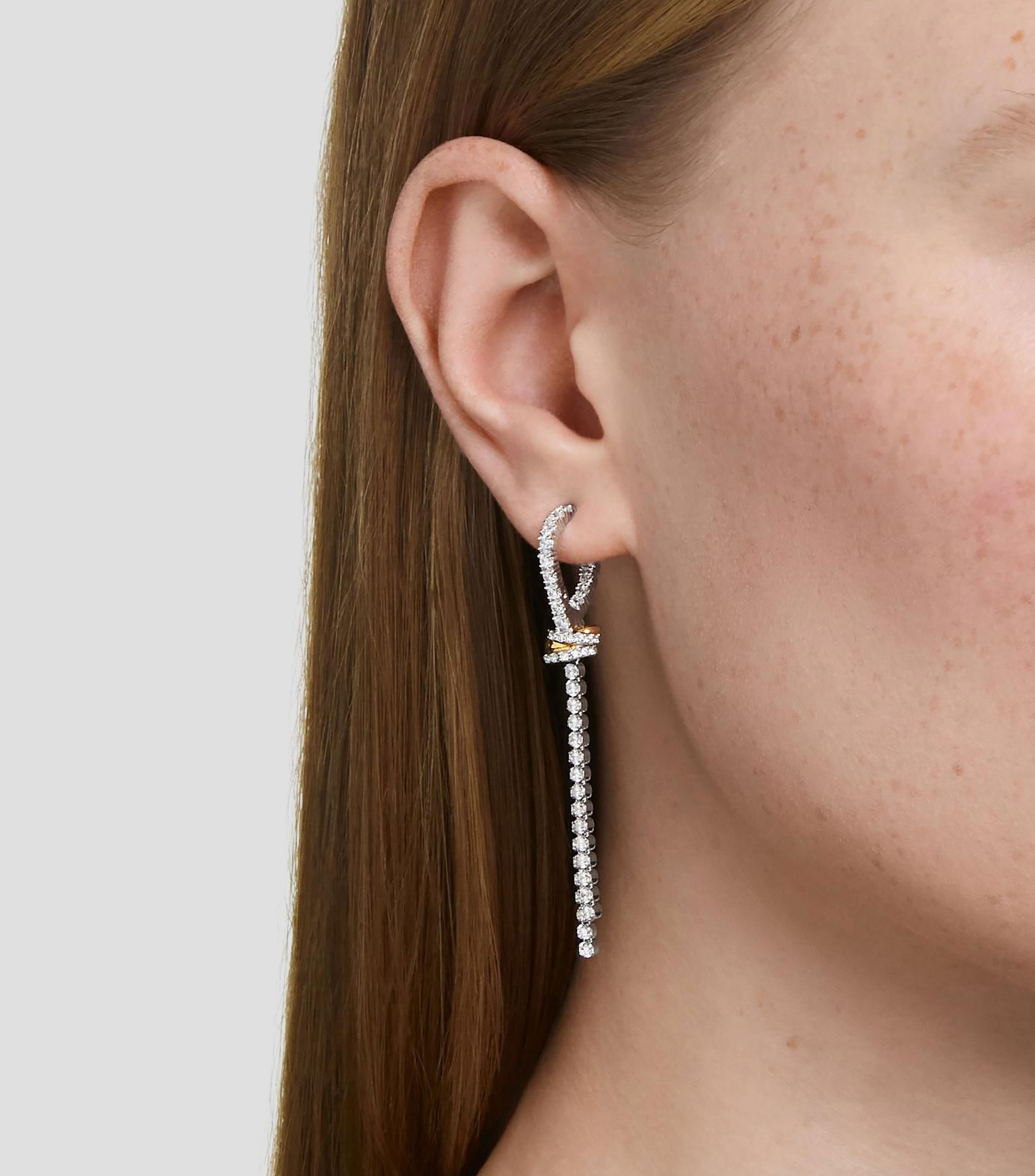 Aretes largos Hyperbola Mujer
