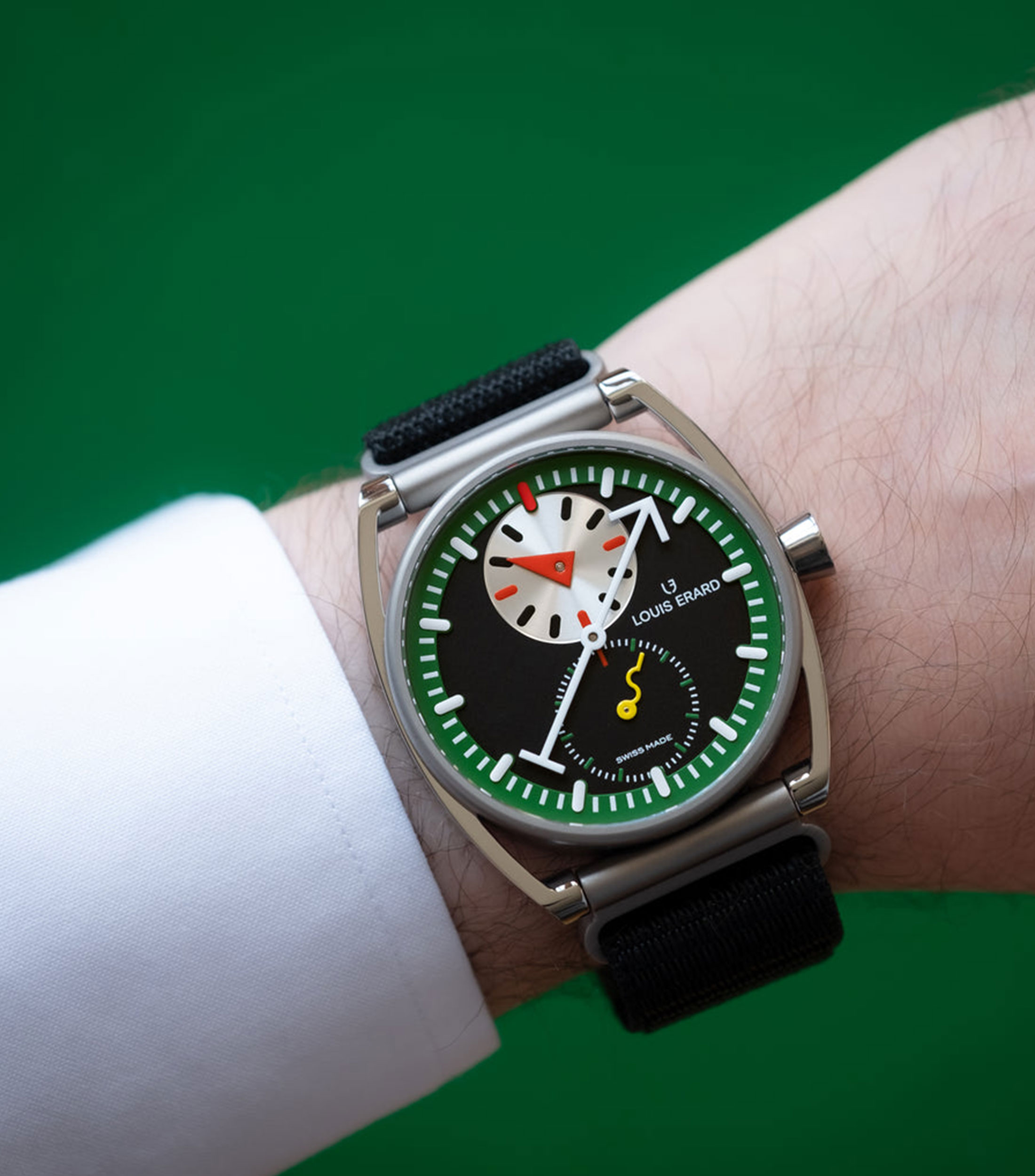 Reloj para Hombre Louis Erard x Alain Silverstein edición especial plateado