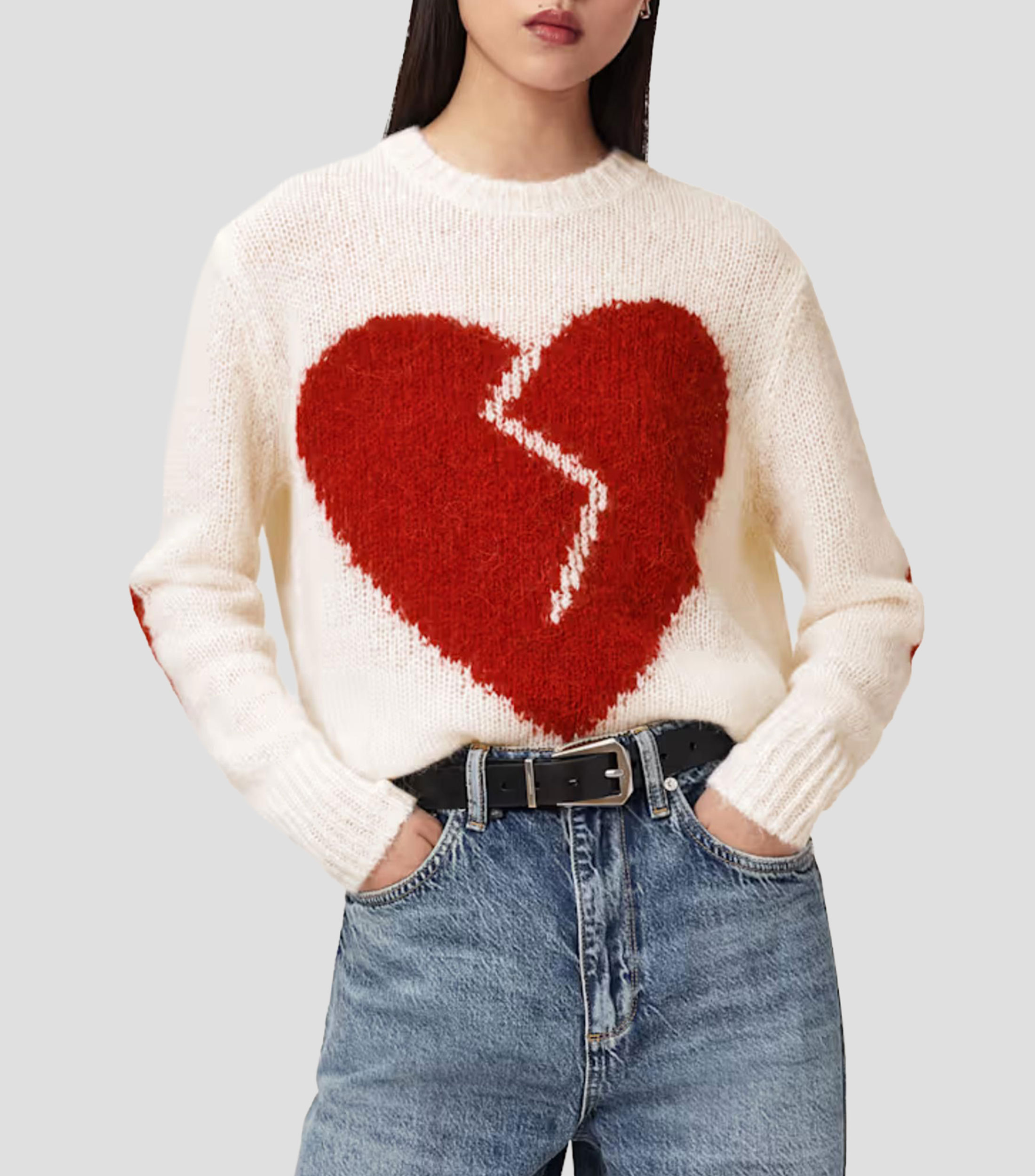 Suéter de cuello redondo Mujer