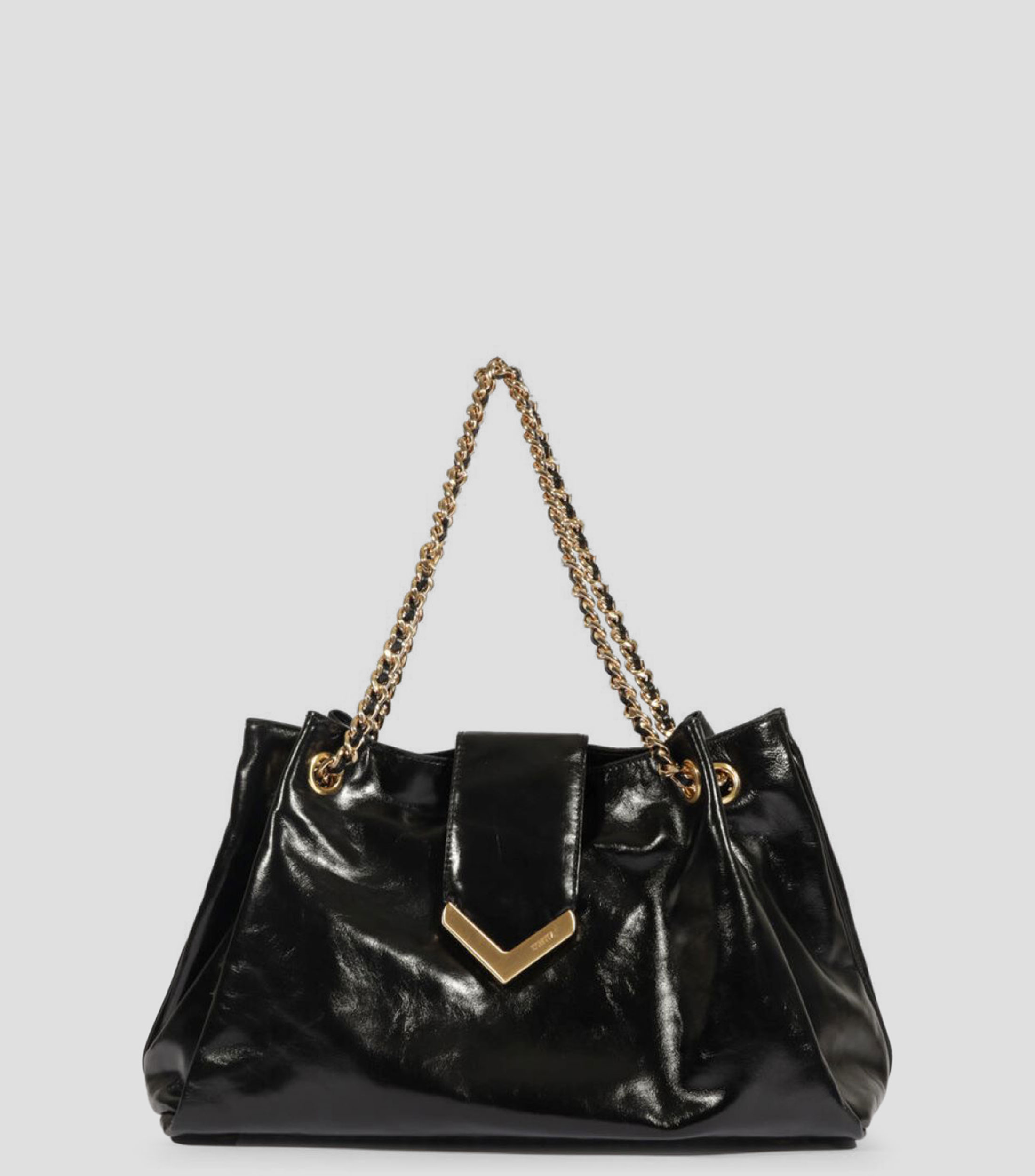 Schutz Bolsa tote en piel negra Trentino lisa Mujer |El Palacio de