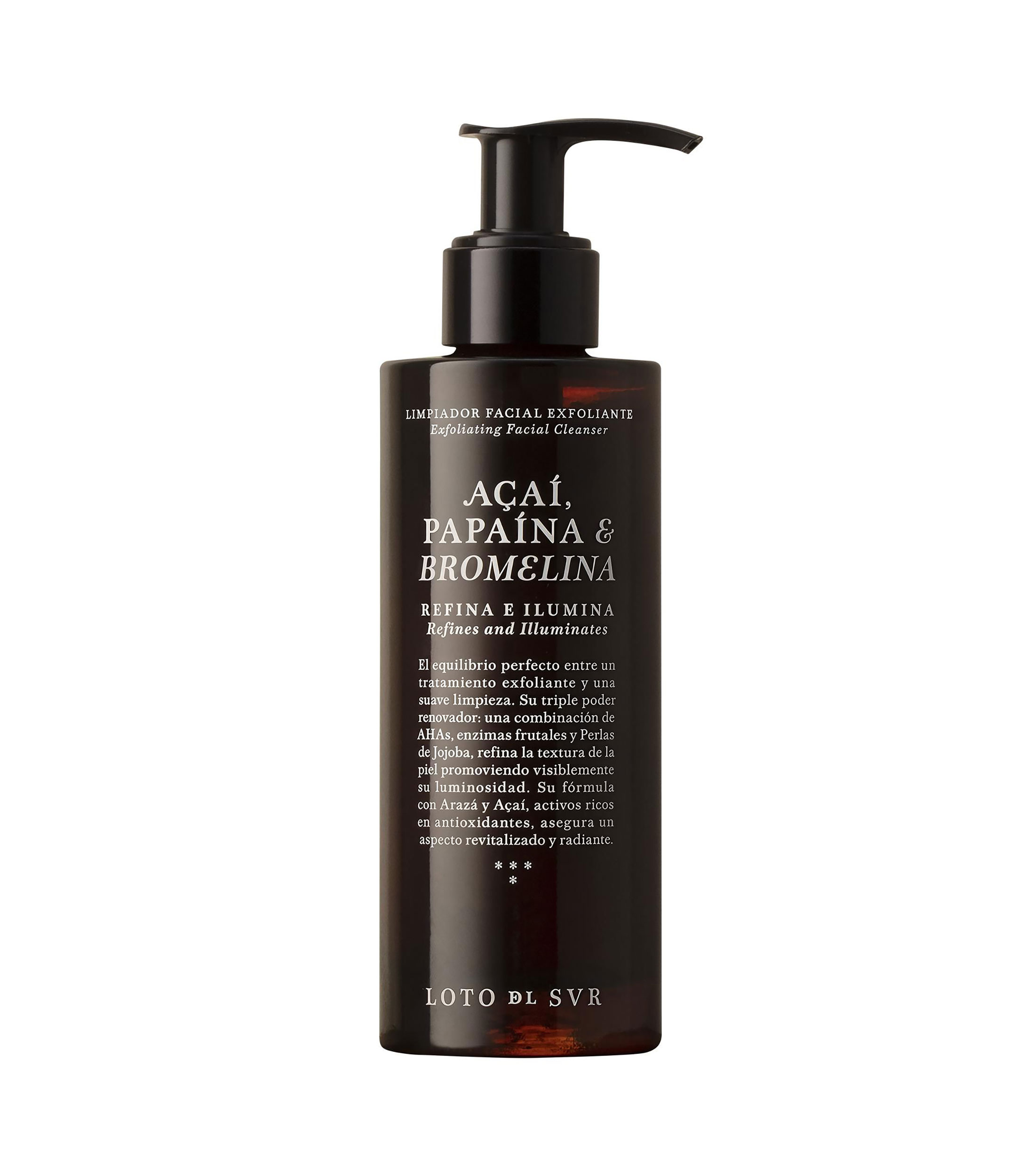 Limpiador Exfoliante Açaí, Papaína & Bromelina, 120 ml