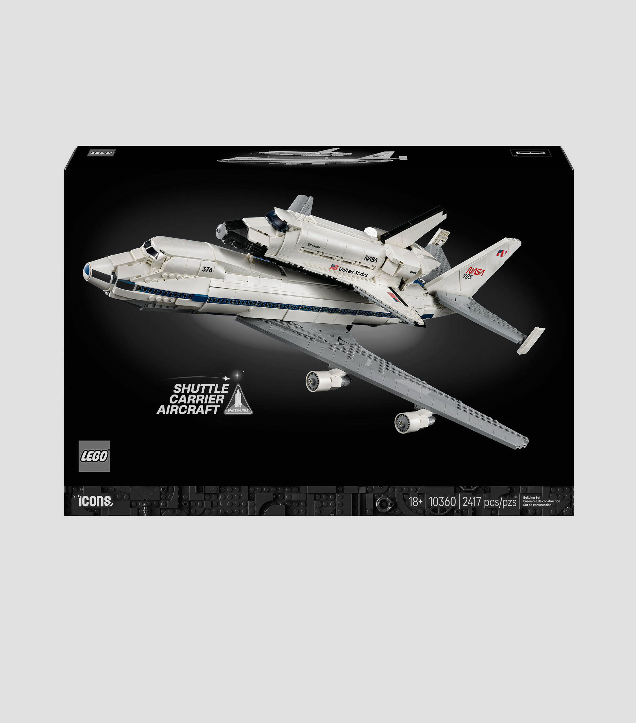 Lego Icons Shuttle Carrier Aircraft 10360