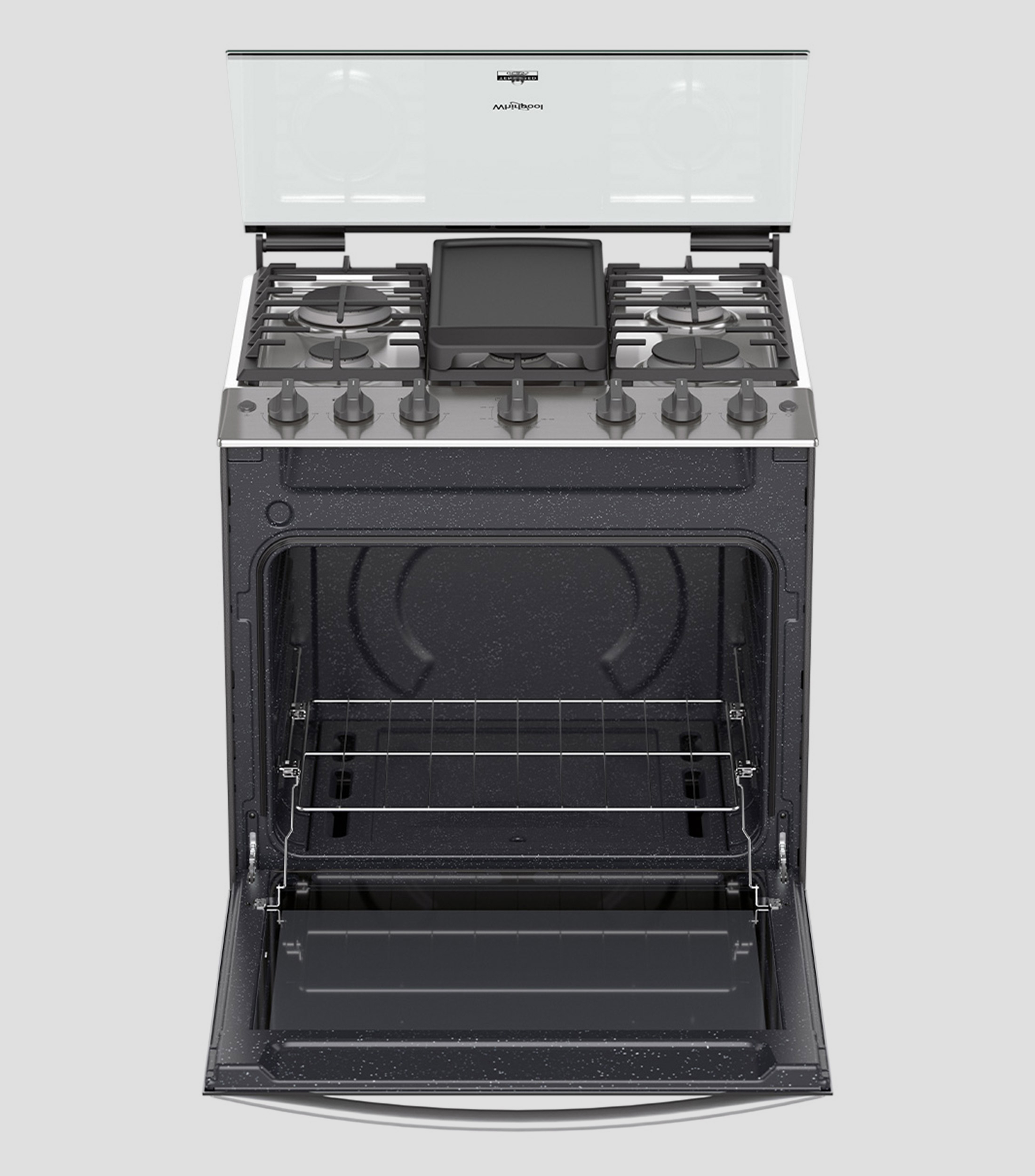 Estufa de Piso con comal de teflon a Gas, 30
