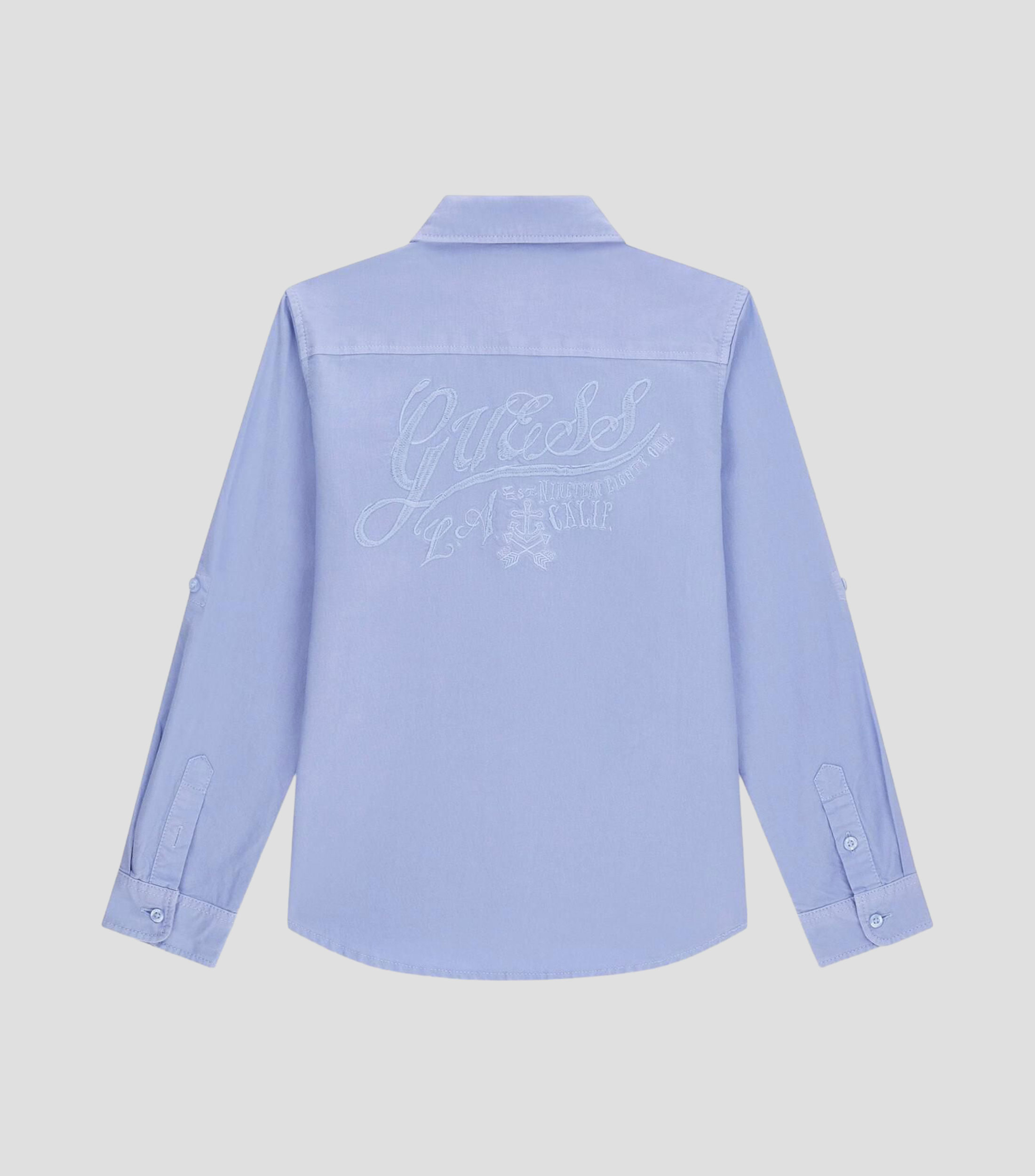 Camisa lisa manga larga Niño