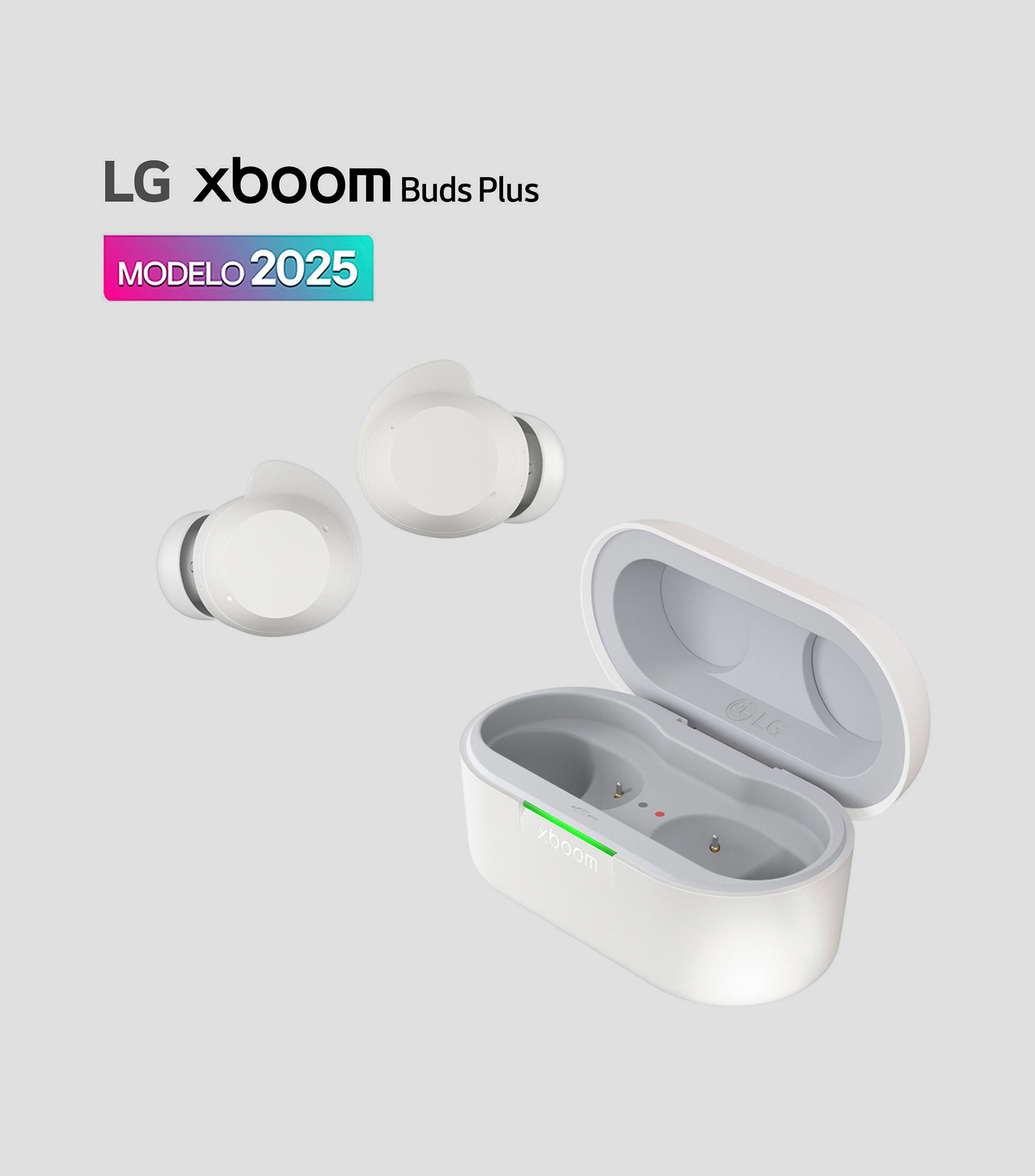 Audífonos Inalámbricos Bluetooth xboom Buds Plus By Will.i.am Blancos
