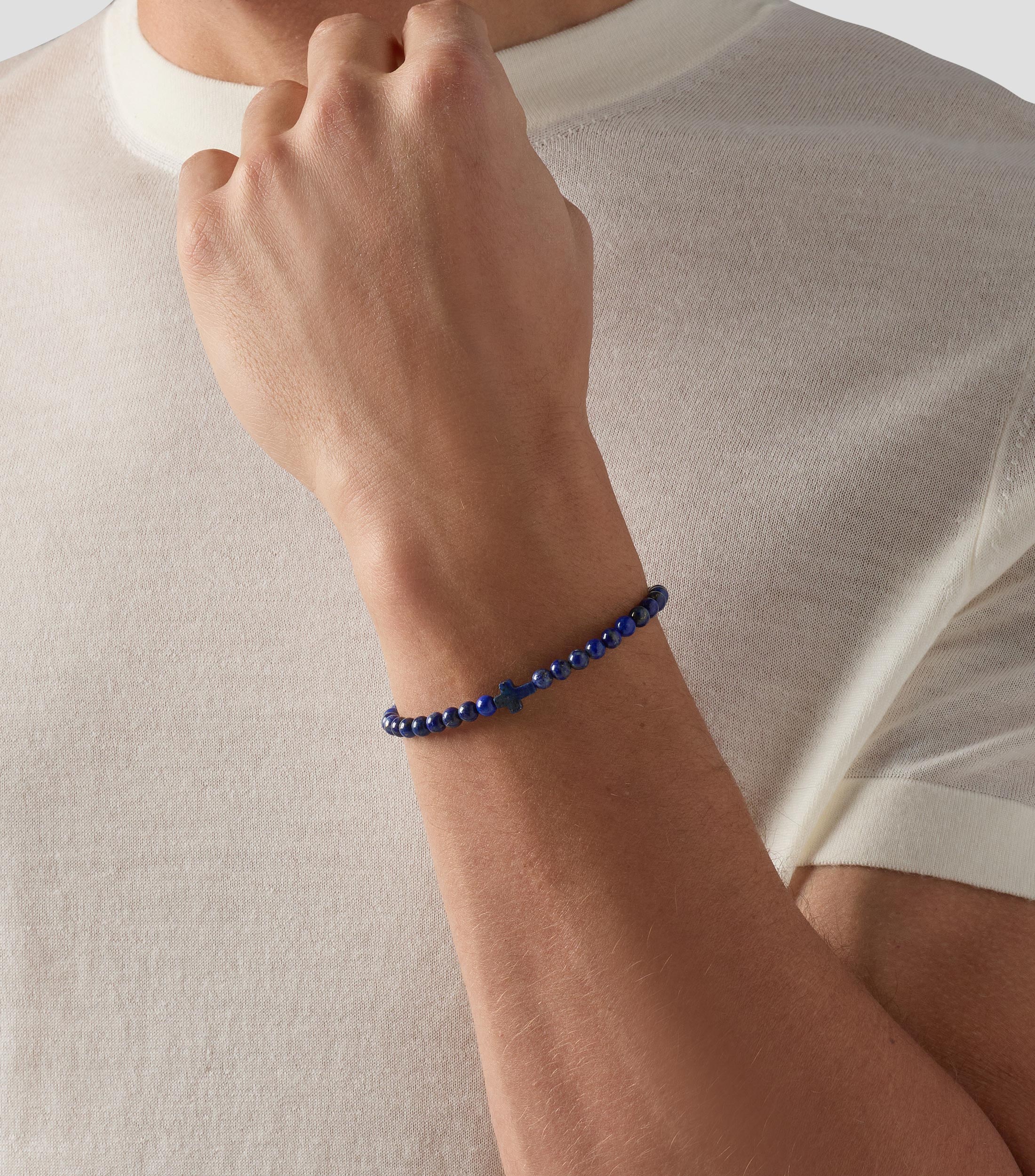 Pulsera con lapislázuli Hombre