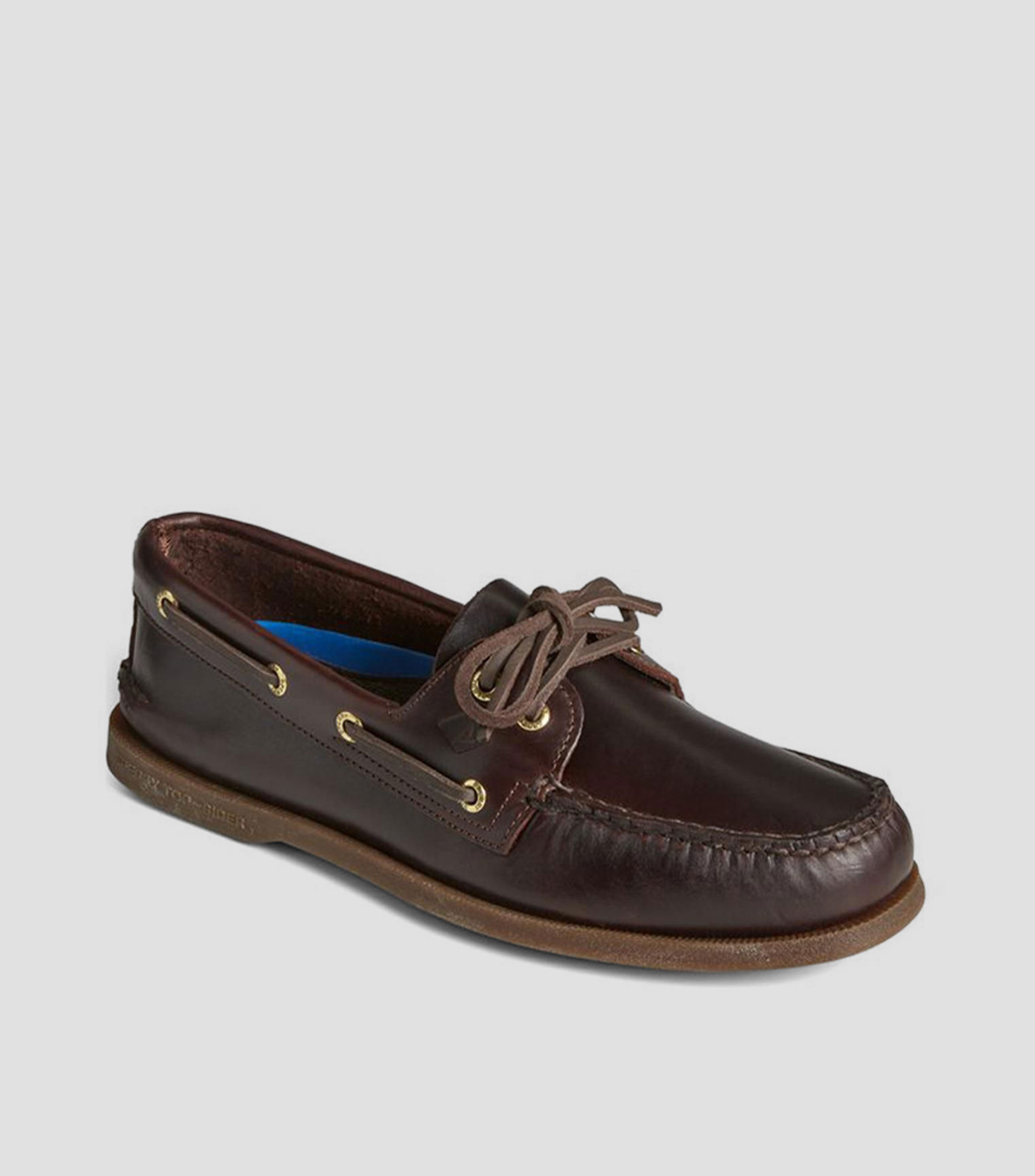 Mocasines en piel con cordon Hombre
