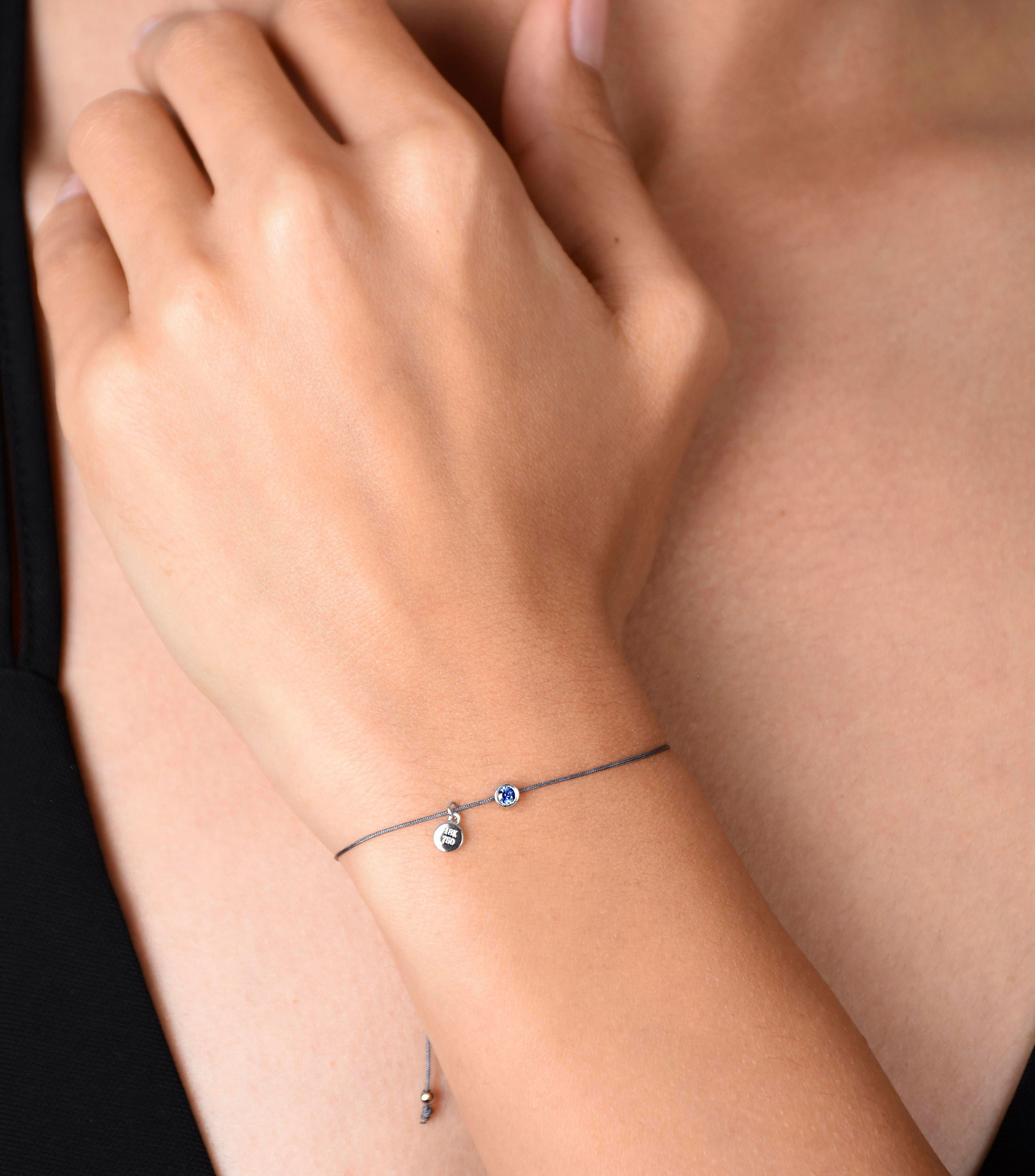 Pulsera con zafiro Mujer
