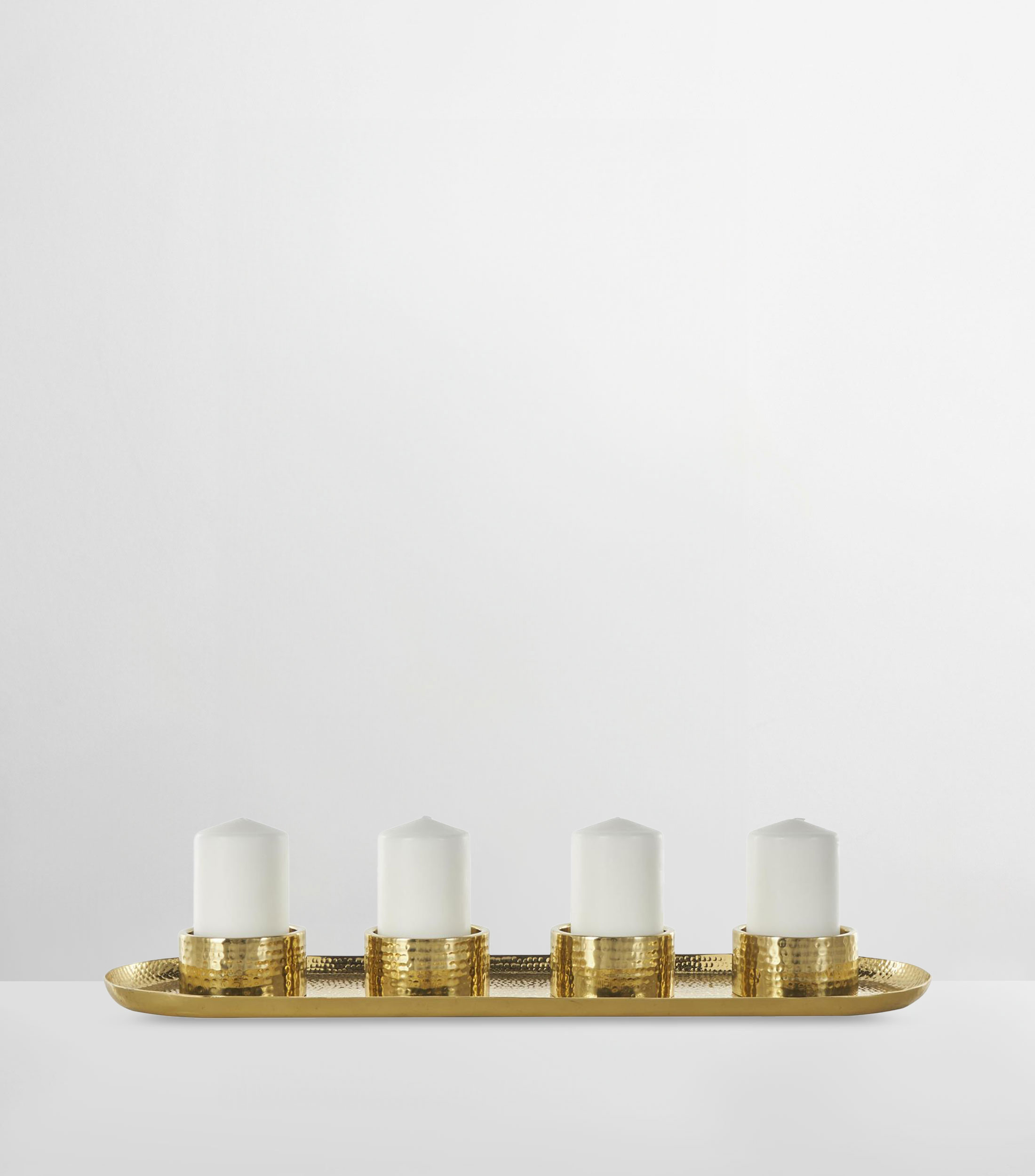 Candelabro en acero inoxidable