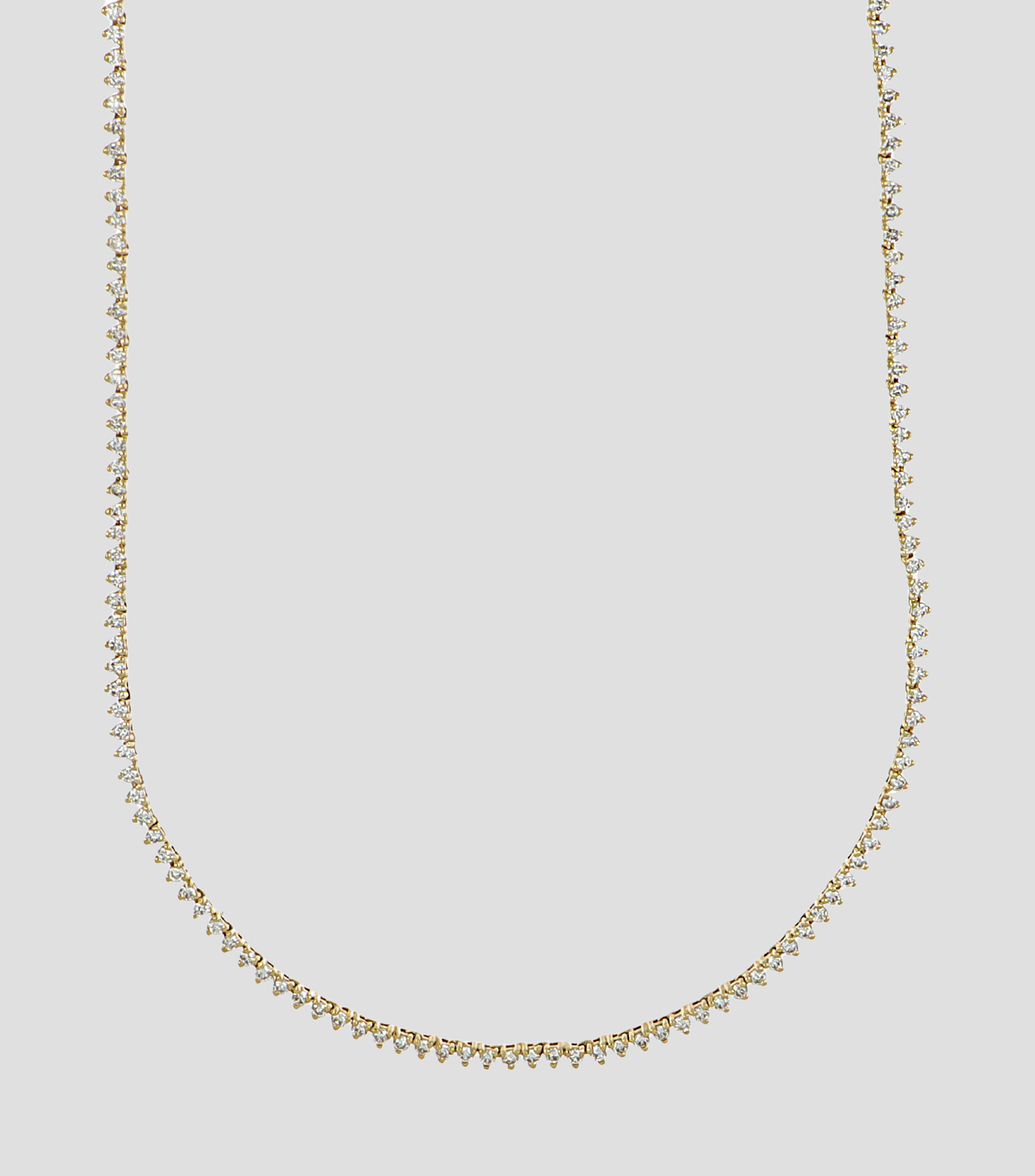 Gargantilla en Oro Amarillo de 14 Kilates con Diamante Mujer
