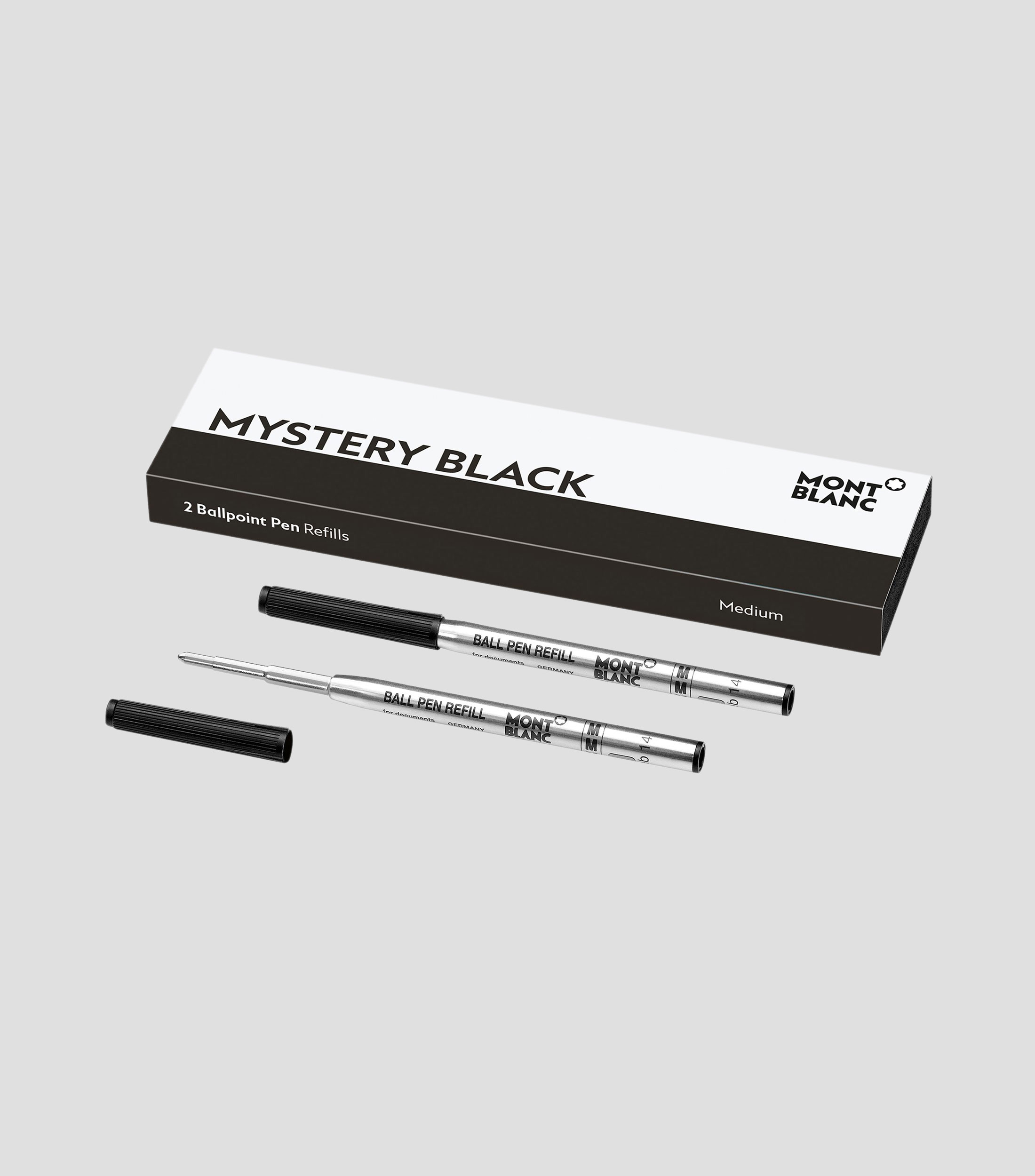 2 Recambios para bolígrafo (M), Mystery Black