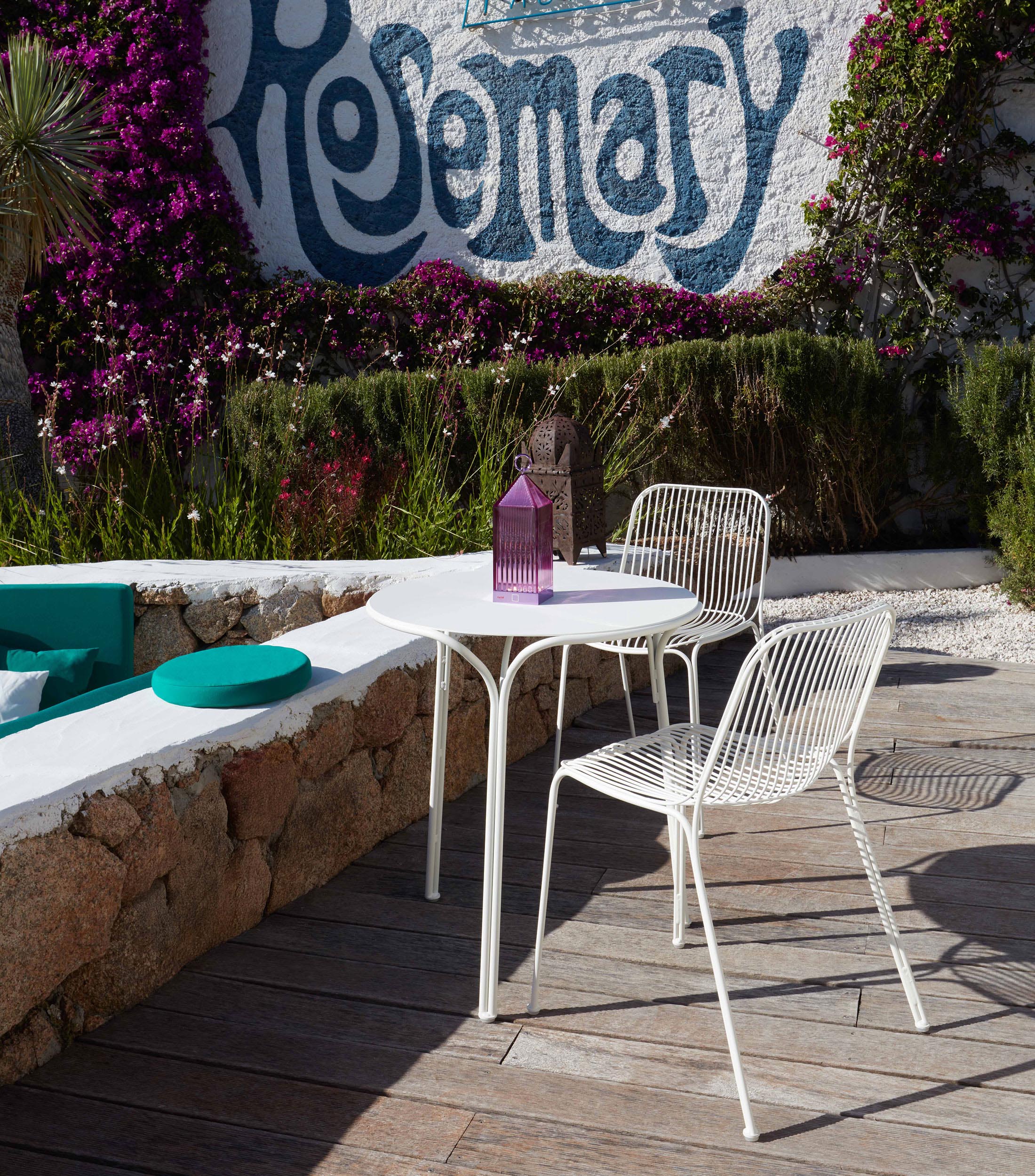 Silla Hiray en policarbonato blanca