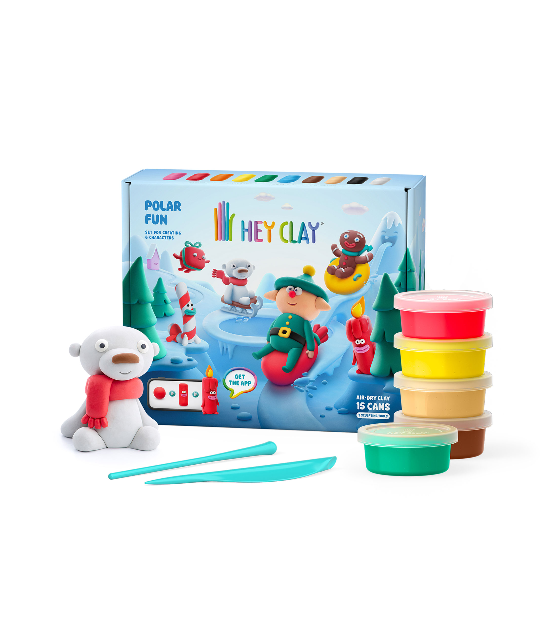 Playset de arcilla Series Seasonal, Polar Fun
