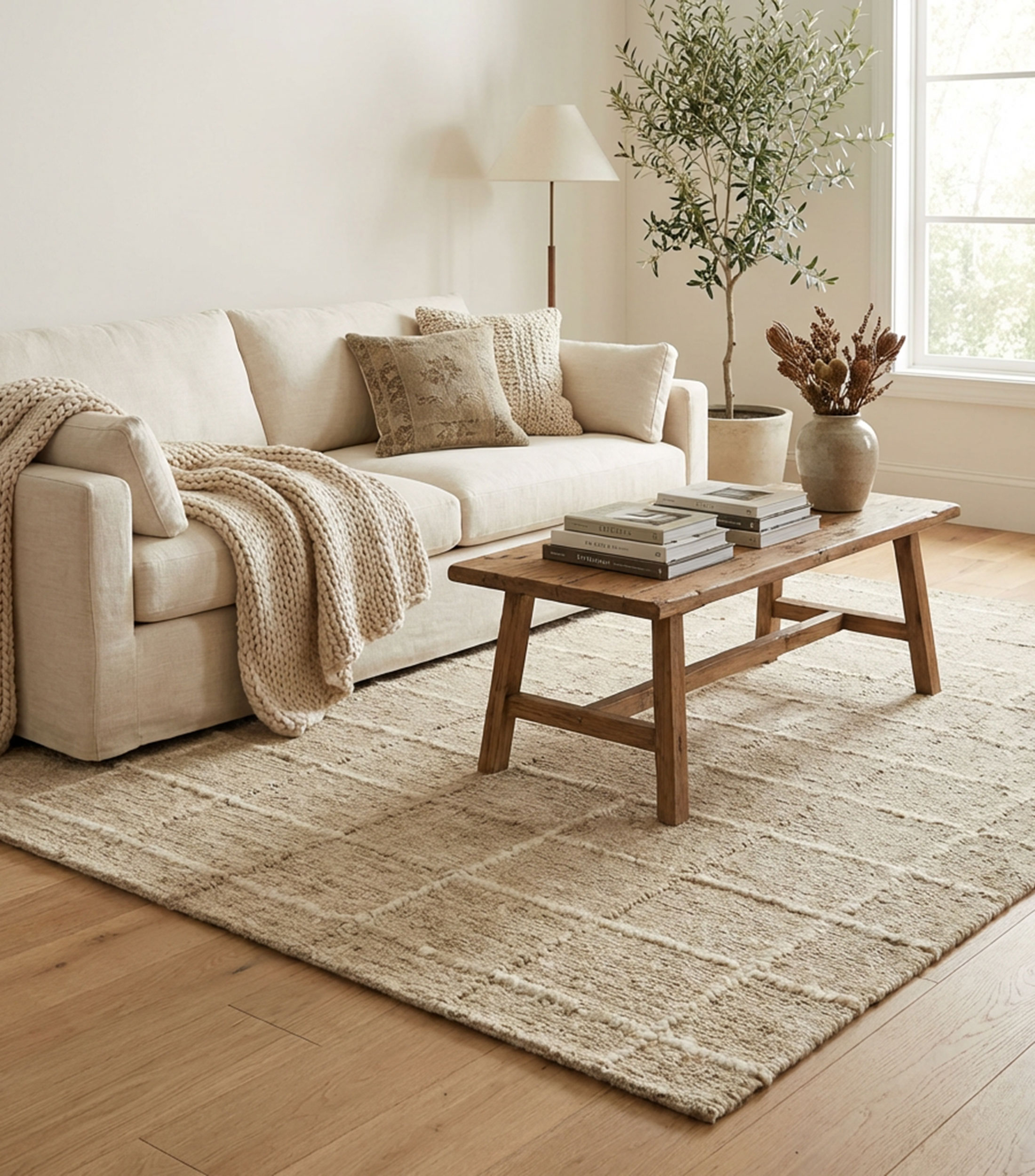 tapete decorativo Dover en textil 230 x 160 cm