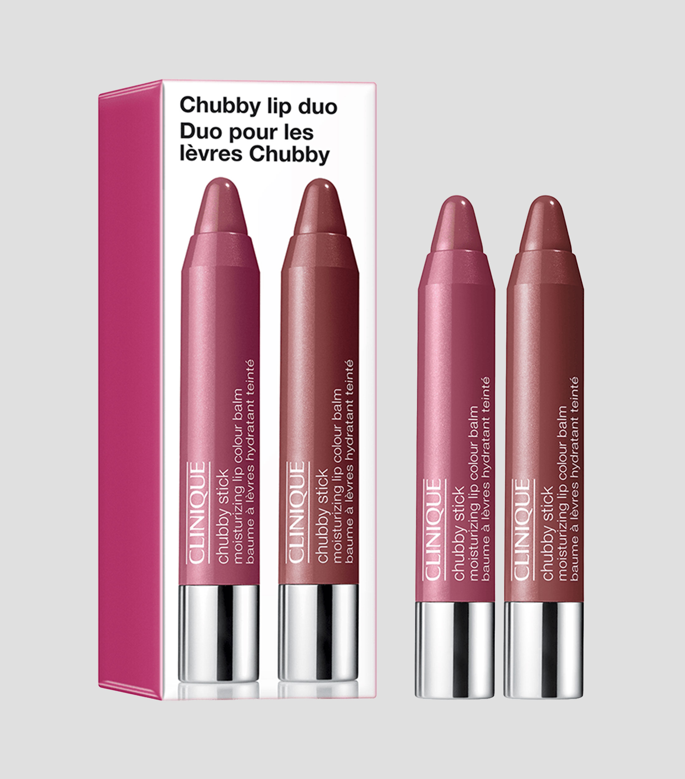 Set Chubby Stick Lip Colour Balm Duo Mujer