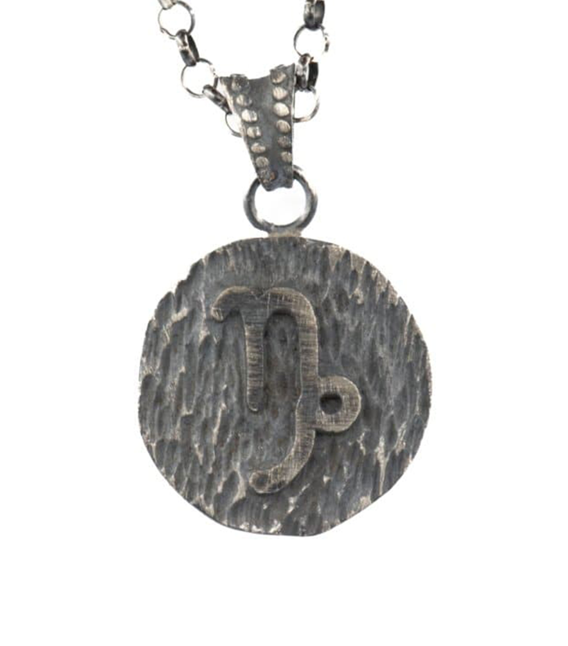 Dije en plata .925 signo zodiacal Capricornio Unisex