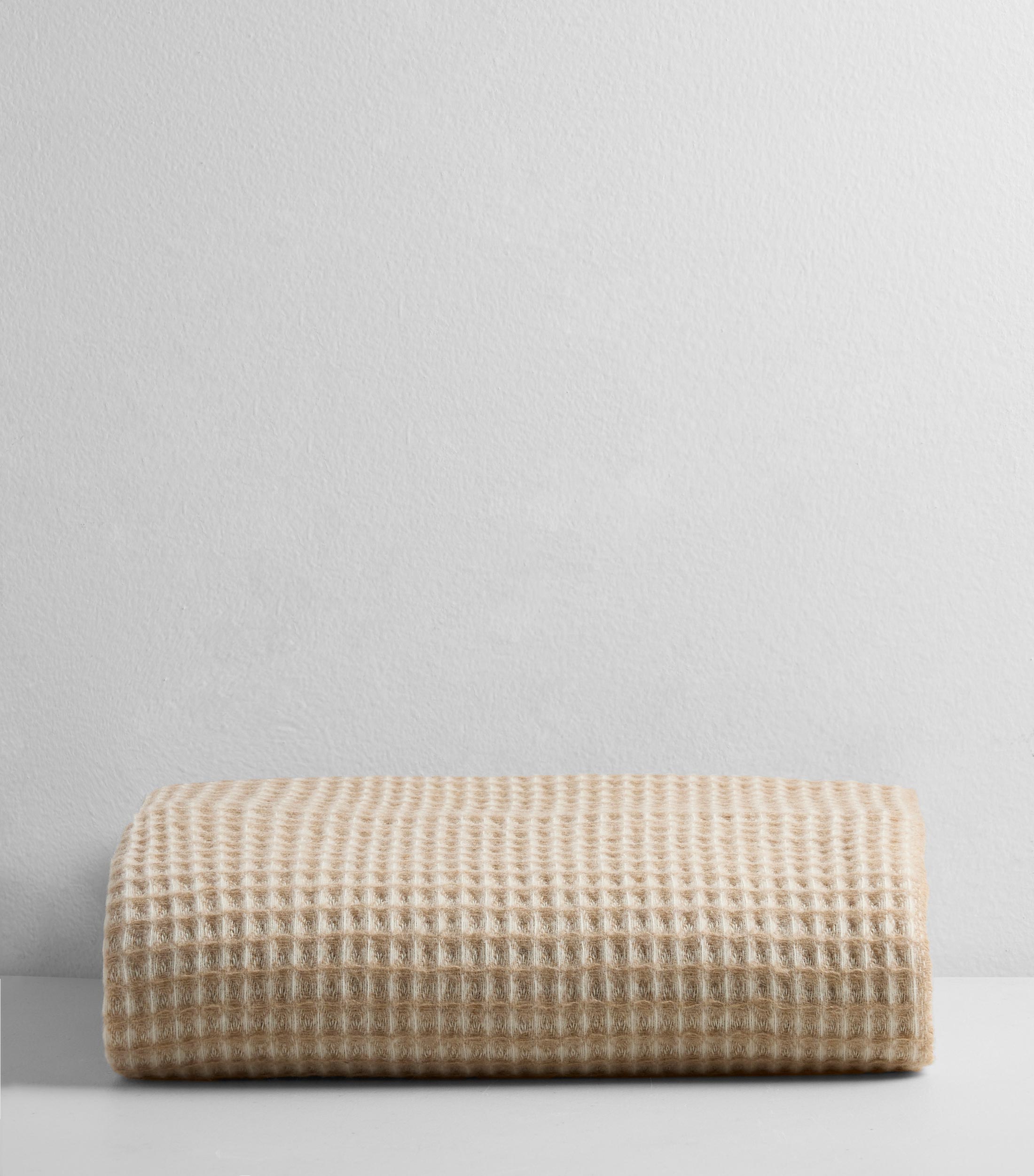 Frazada Waffle Beige