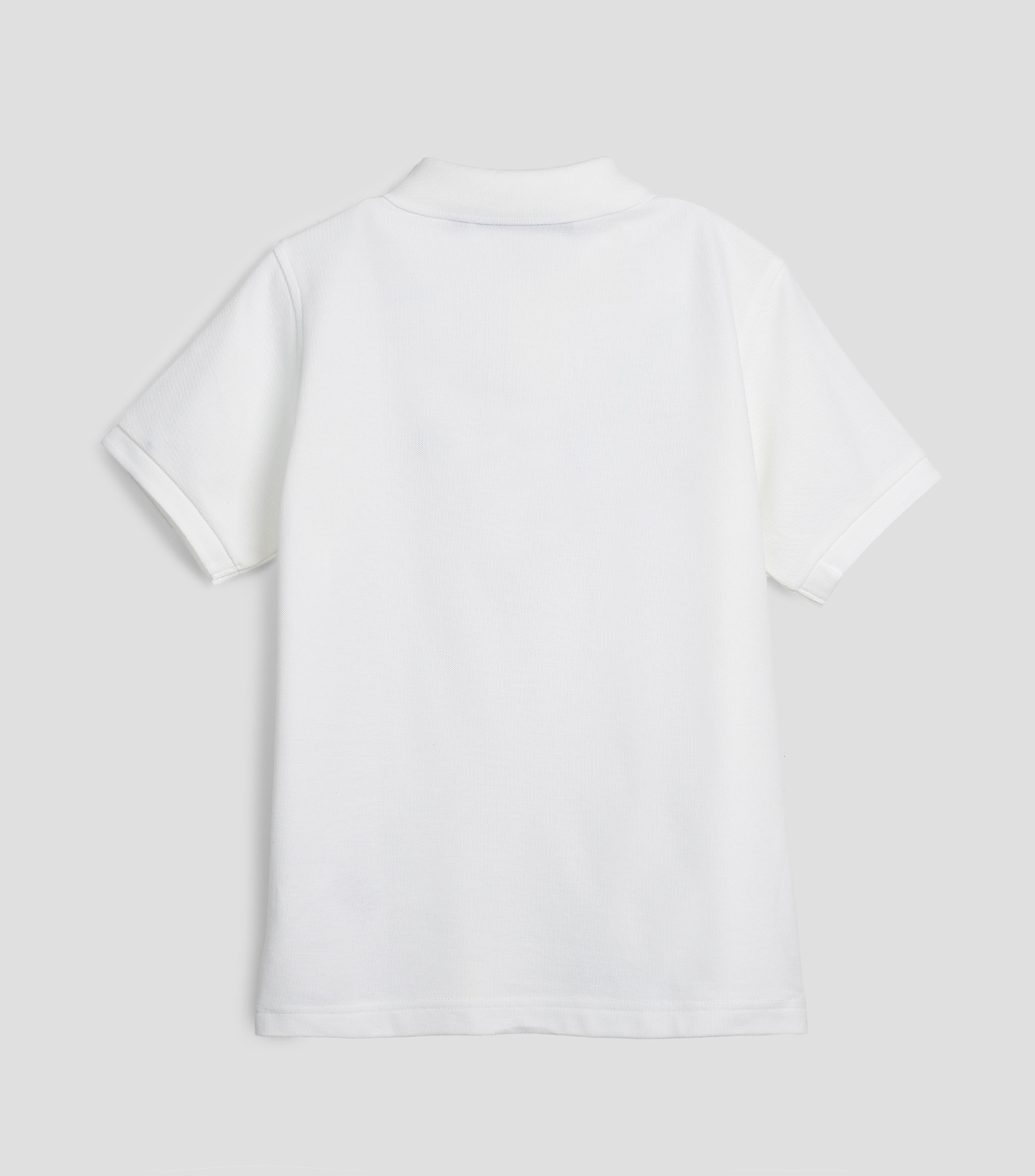 Playera tipo Polo manga corta sólida Niño