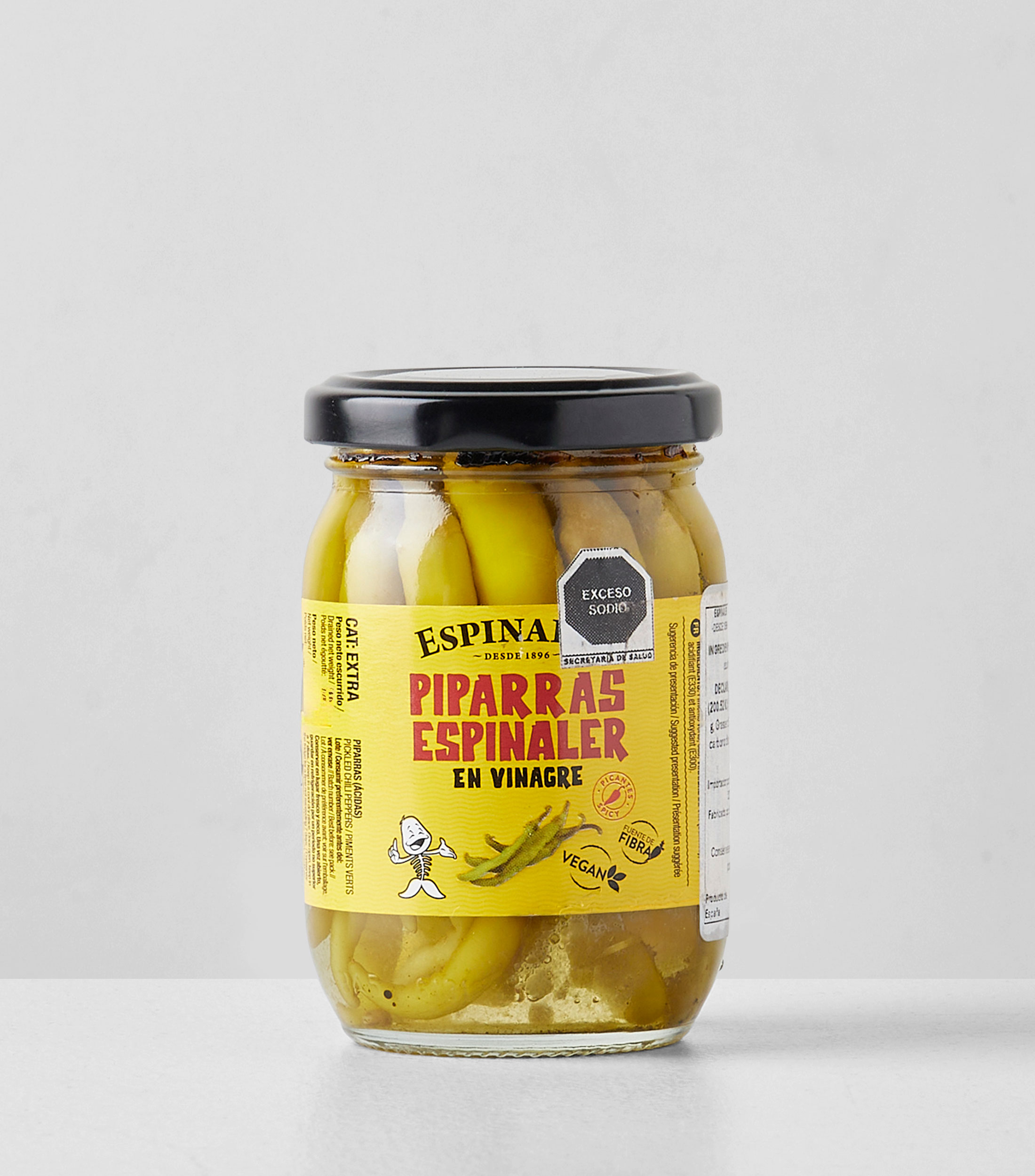 Piparras en vinagre, 180 gr