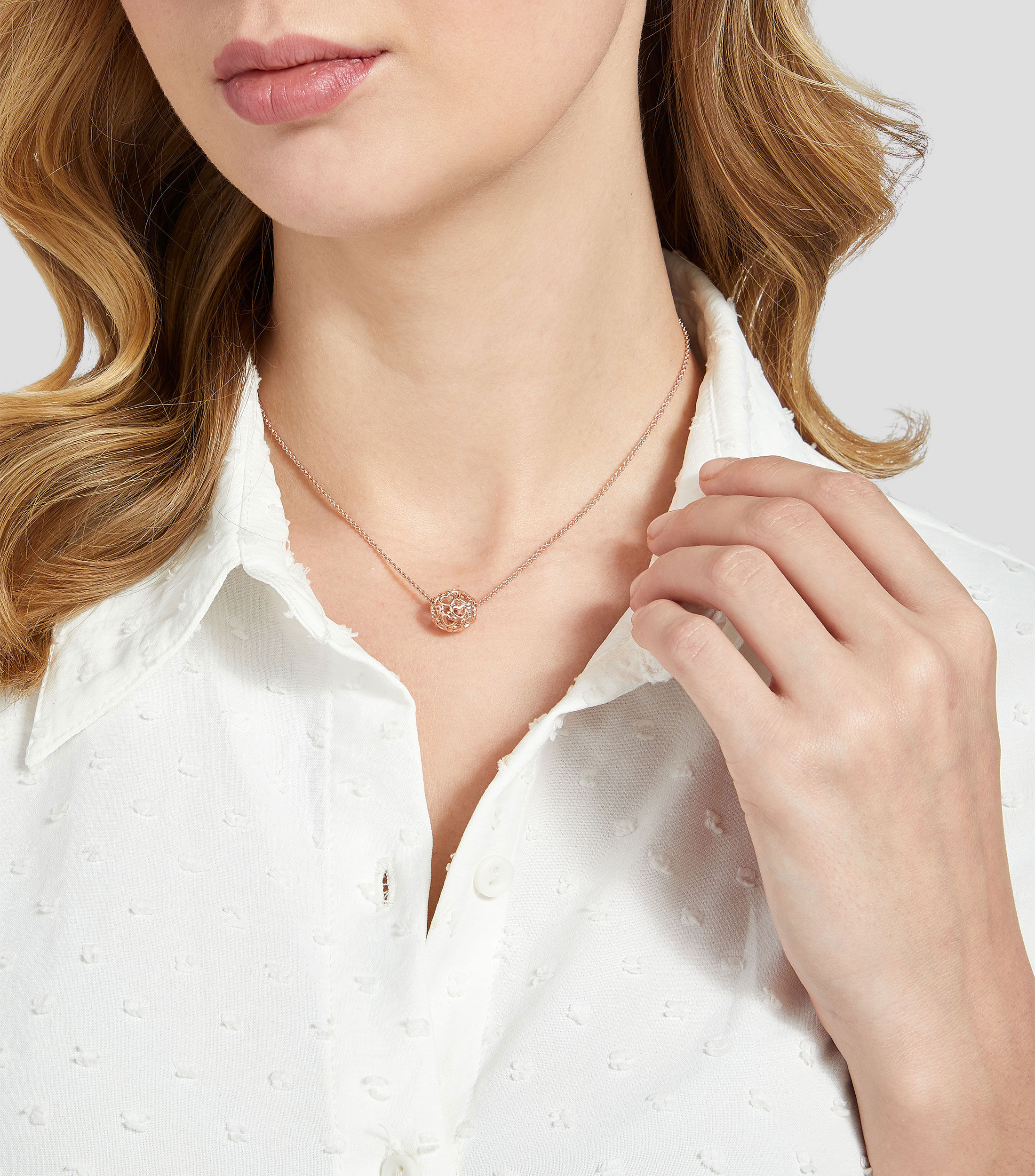 Charm Corazones en plata Mujer