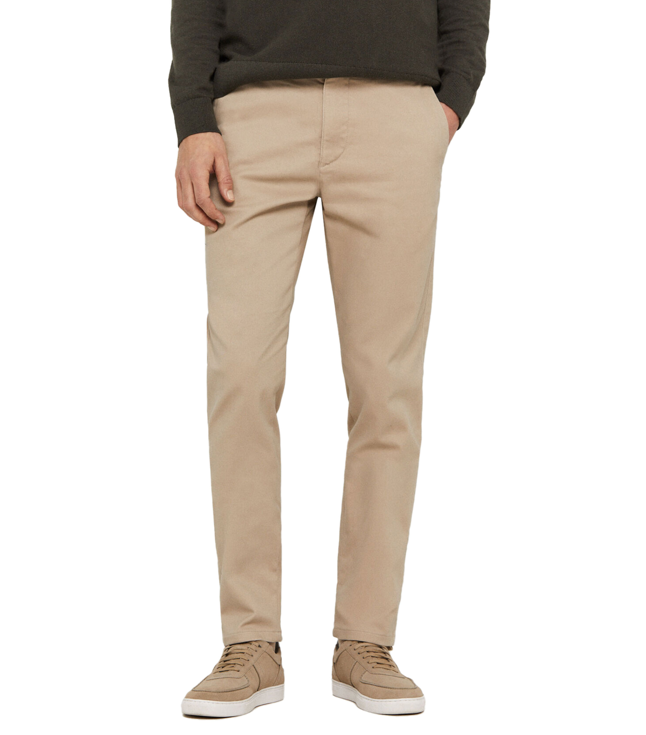 Del Hierro Pantalones Chinos Hombre Cortefiel Bermuda Chino