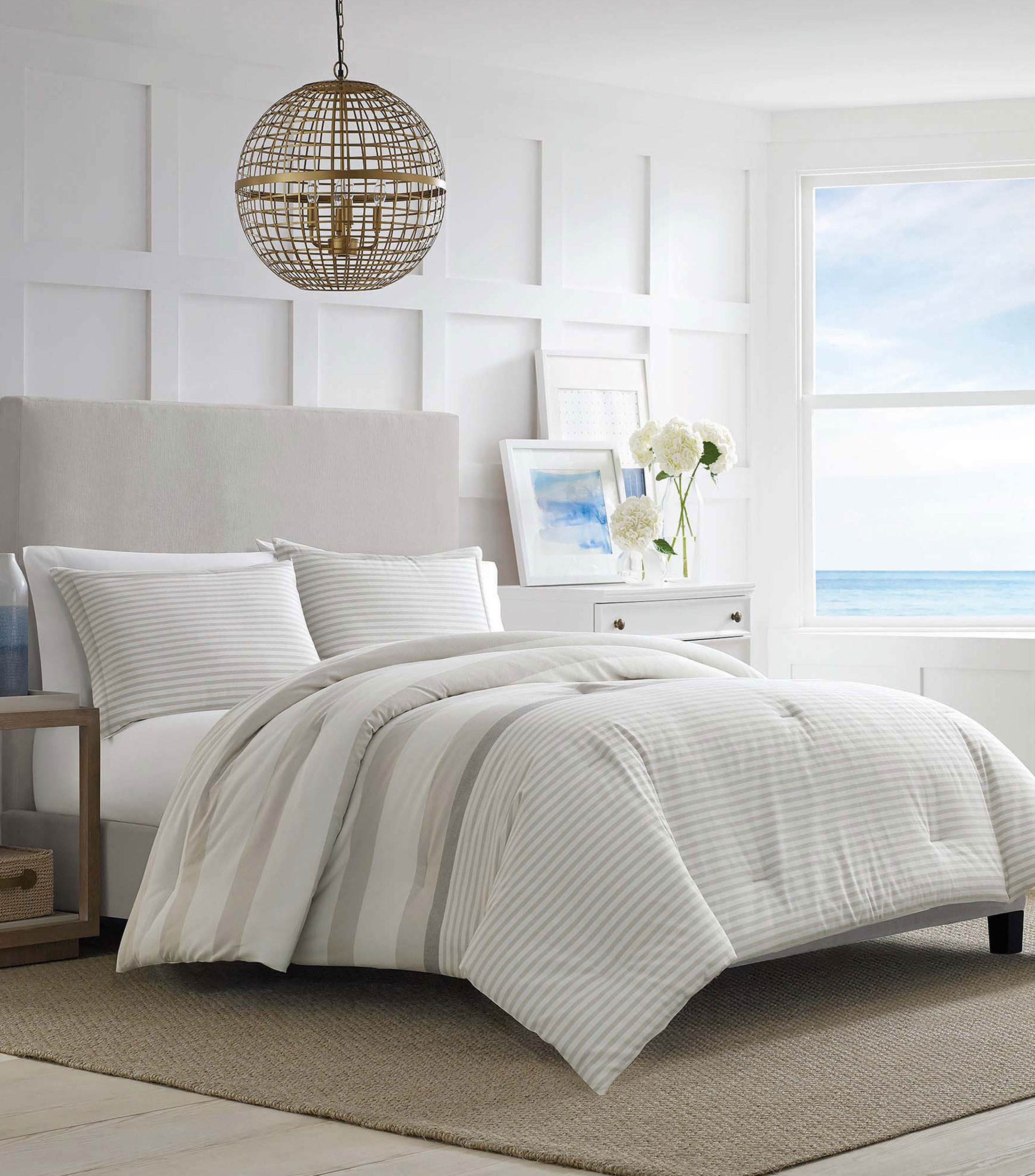 Set de Edredón King Size Saybrook Beige