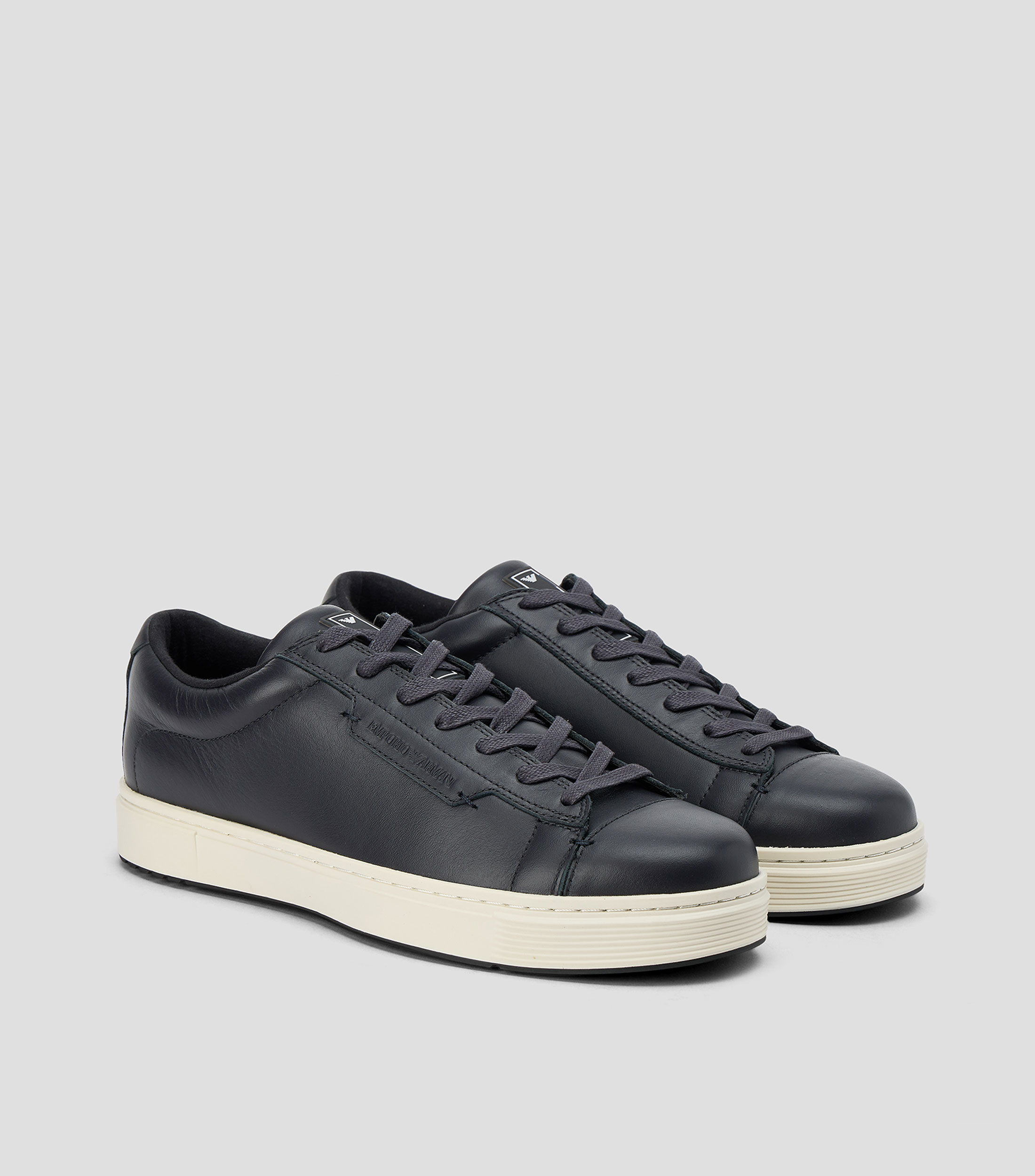 Tenis casuales en piel Hombre