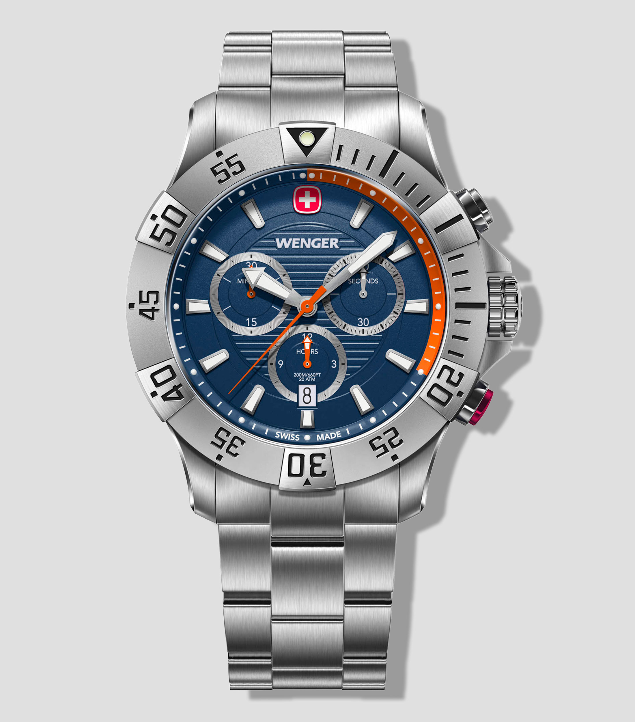 Reloj para Hombre Seaforce Deportivo Plateado