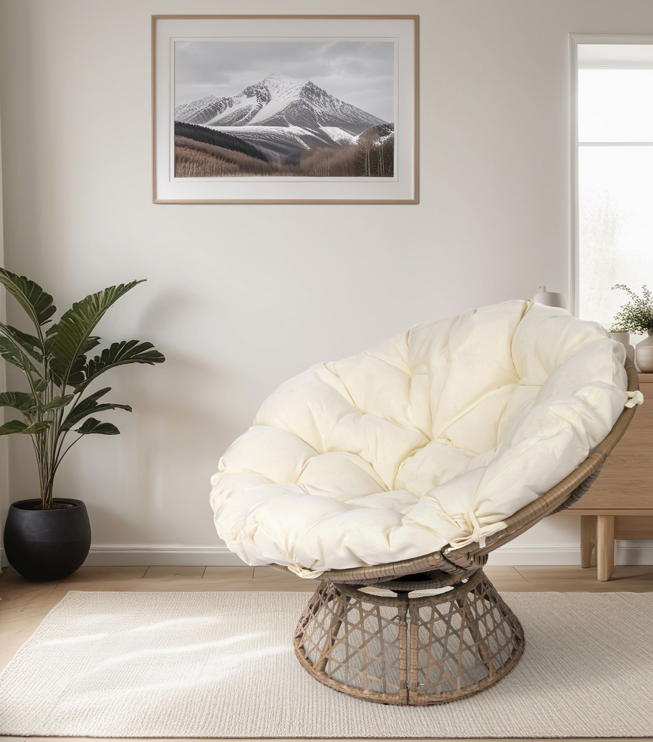 Silla giratoria en acero