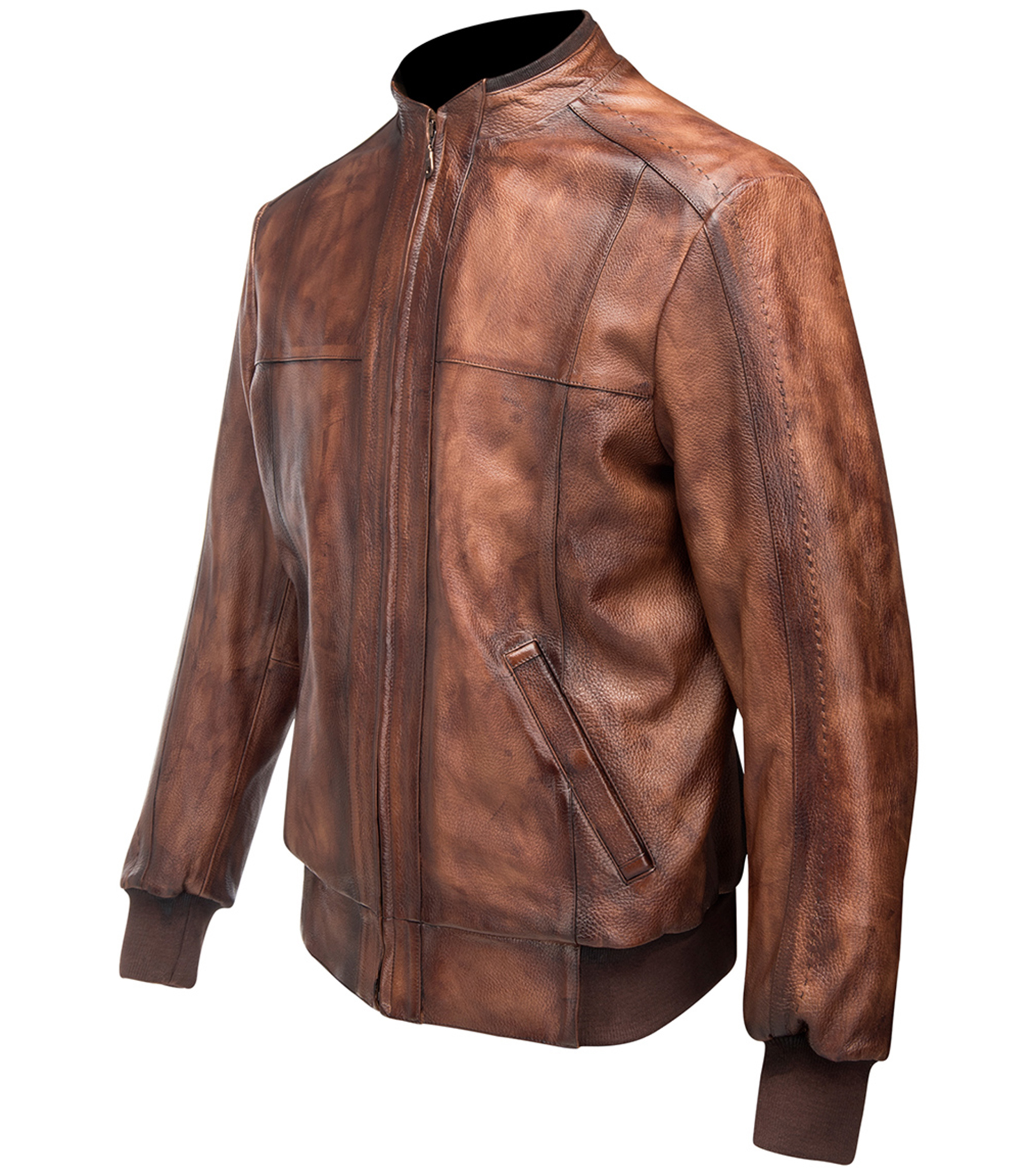 Chamarra de hot sale piel hombre