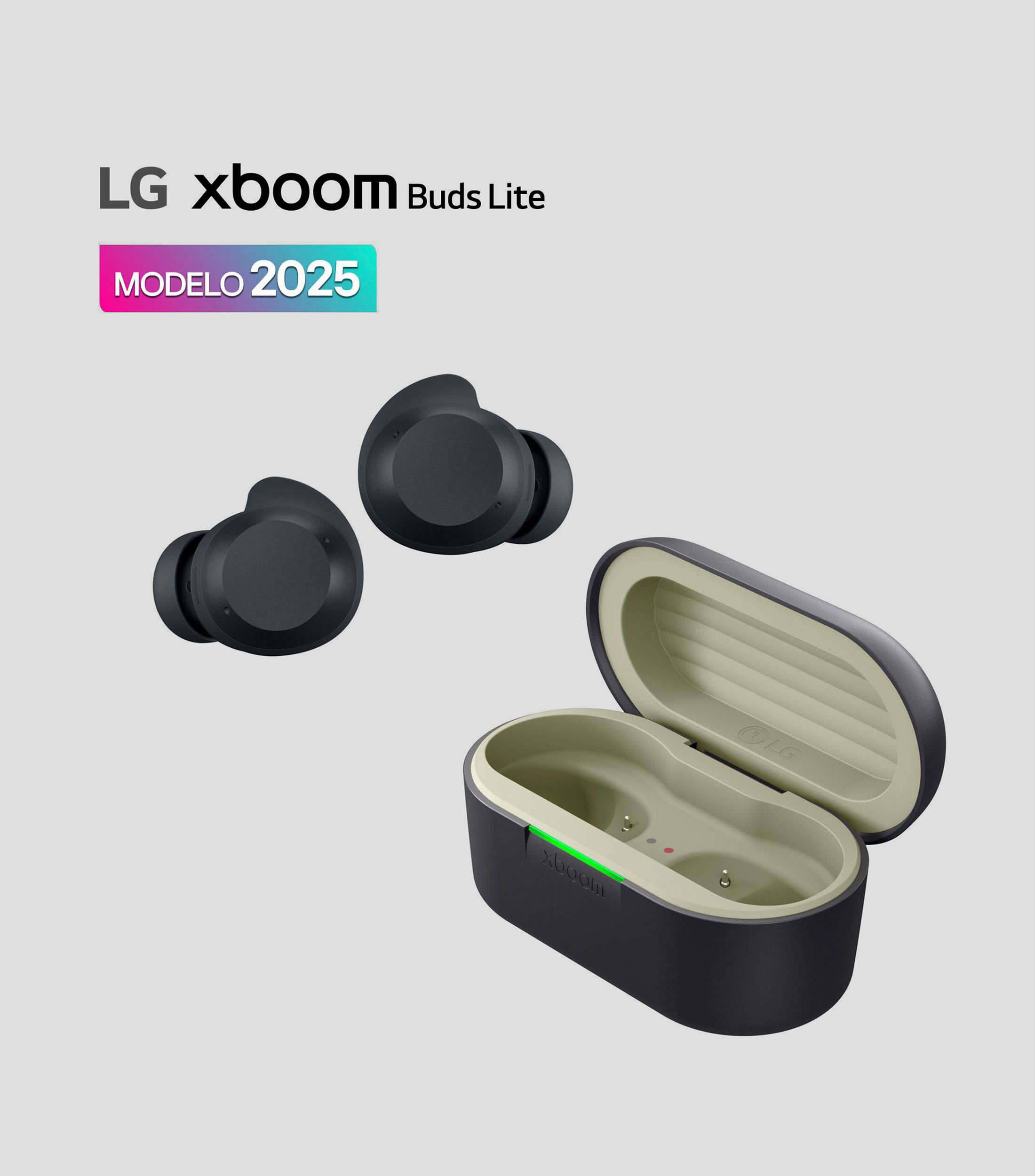 Audífonos inalámbricos Bluetooth xboom Buds Lite Will Negro