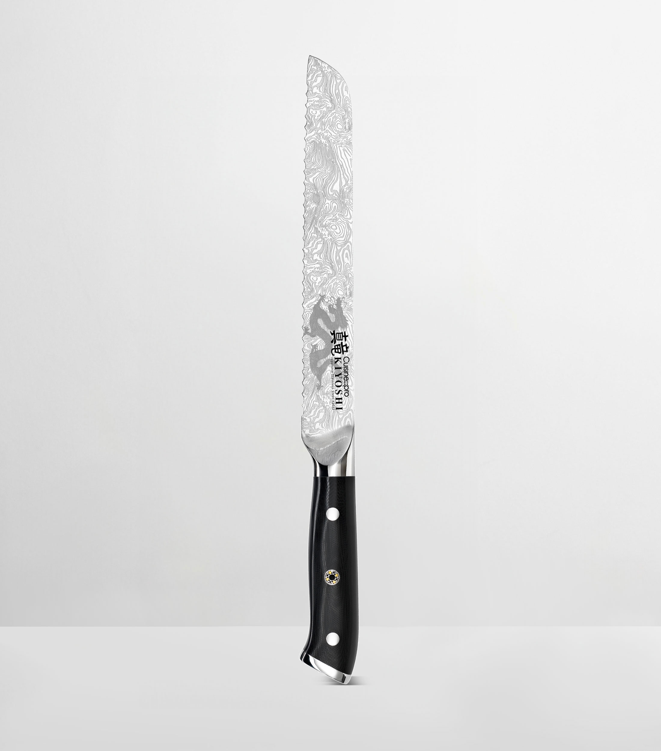 Cuchillo para pan Kiyoshi en acero inoxidable