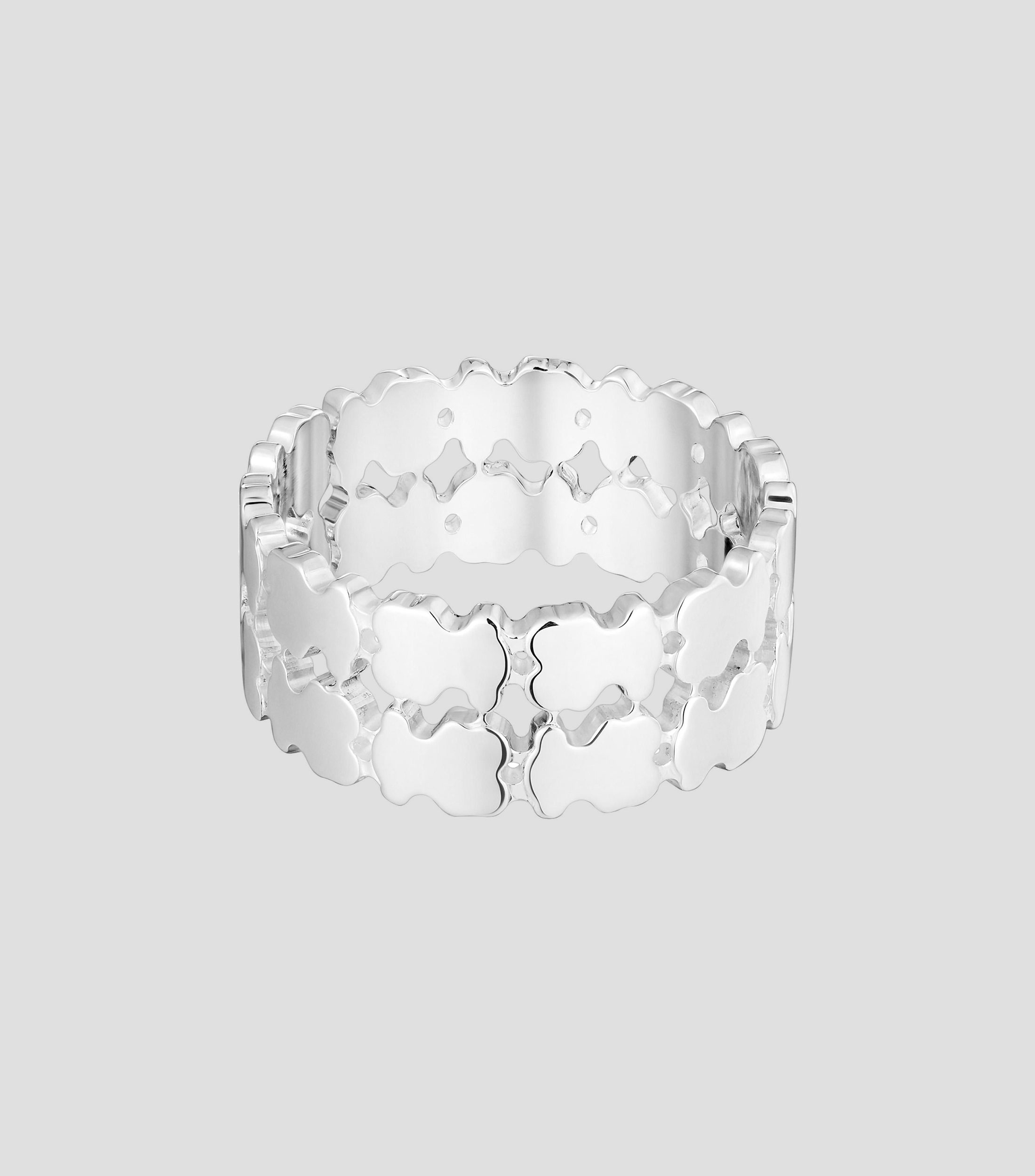 Anillo doble en plata Sweet 40s Mujer