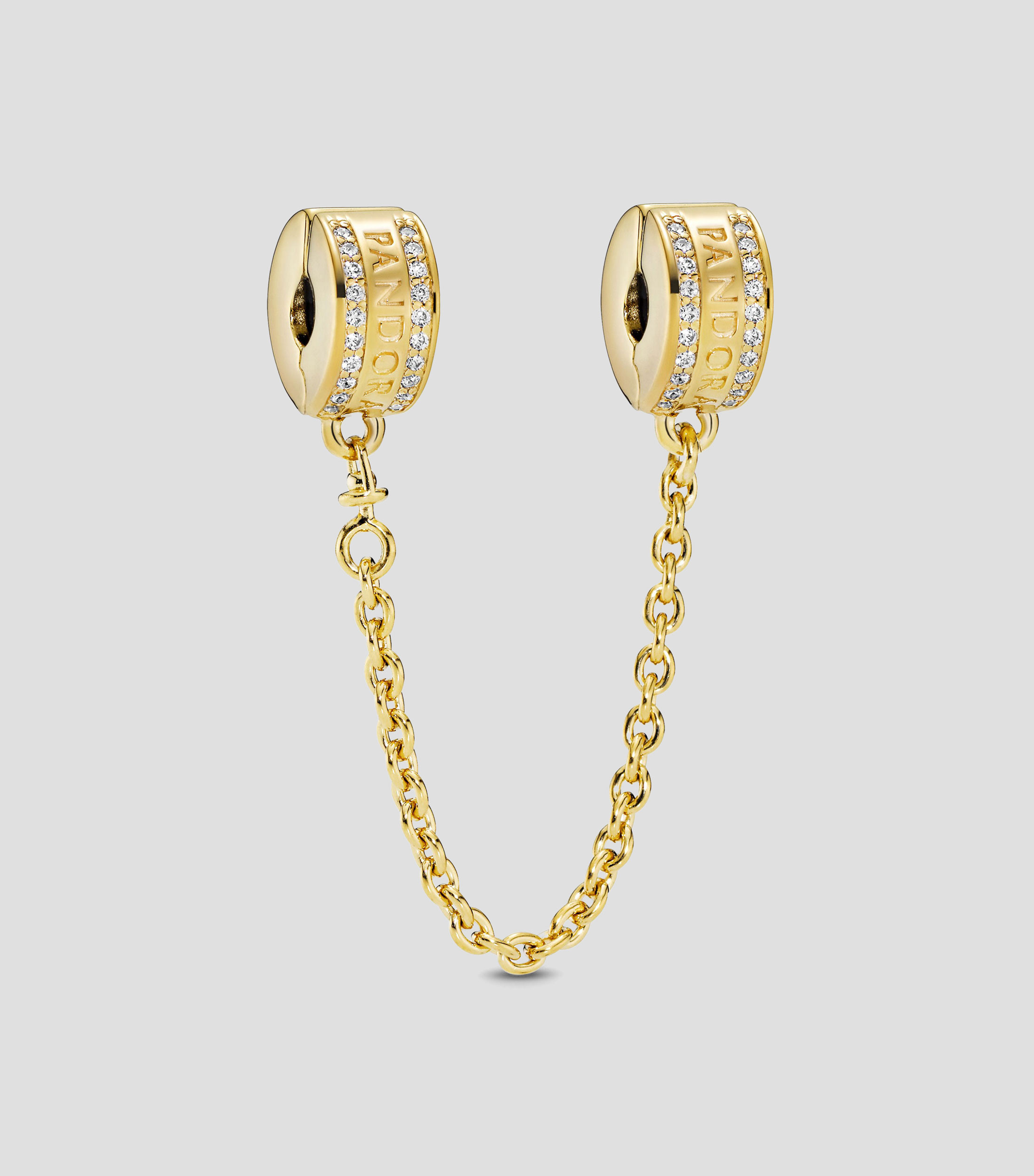Charm Cadena de seguridad en plata .925 Pandora Signature Mujer