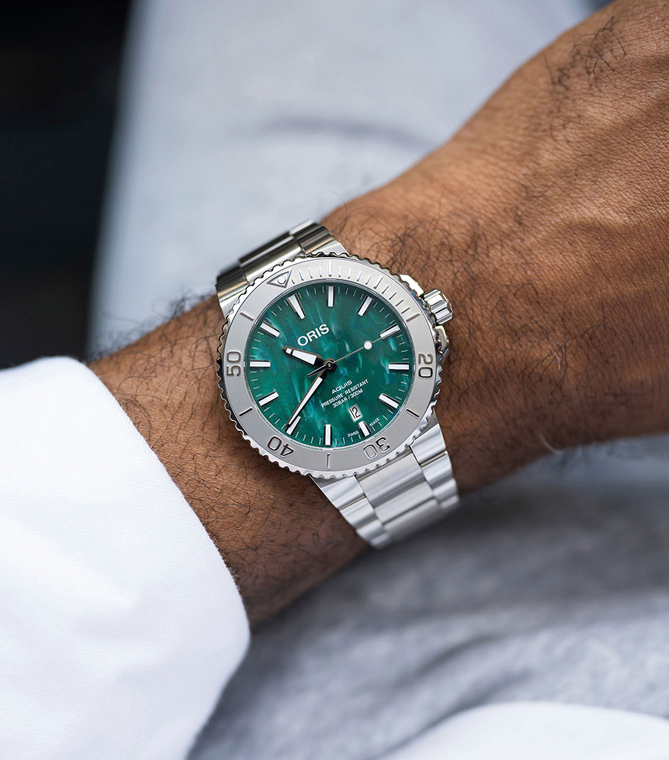 Reloj para Hombre Aquis Deportivo, Plata