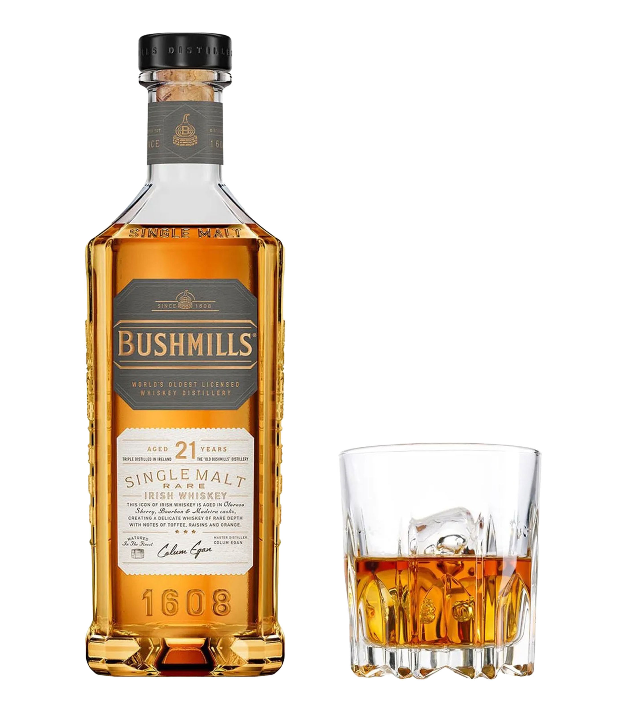 Whisky Bushmills 21 Anos, 750 ml