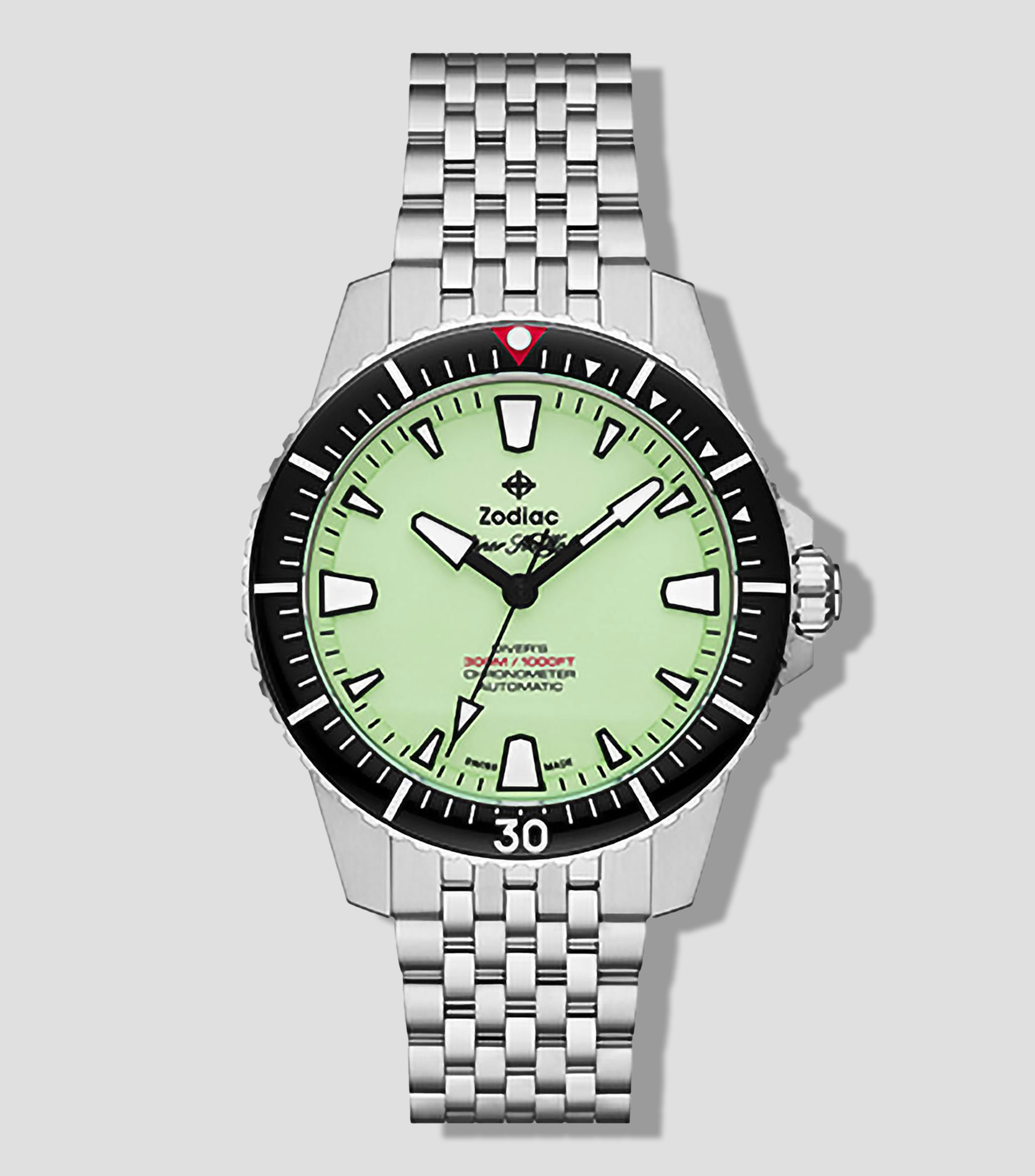 Reloj para Hombre Pro Diver Deportivo Plateado, Negro