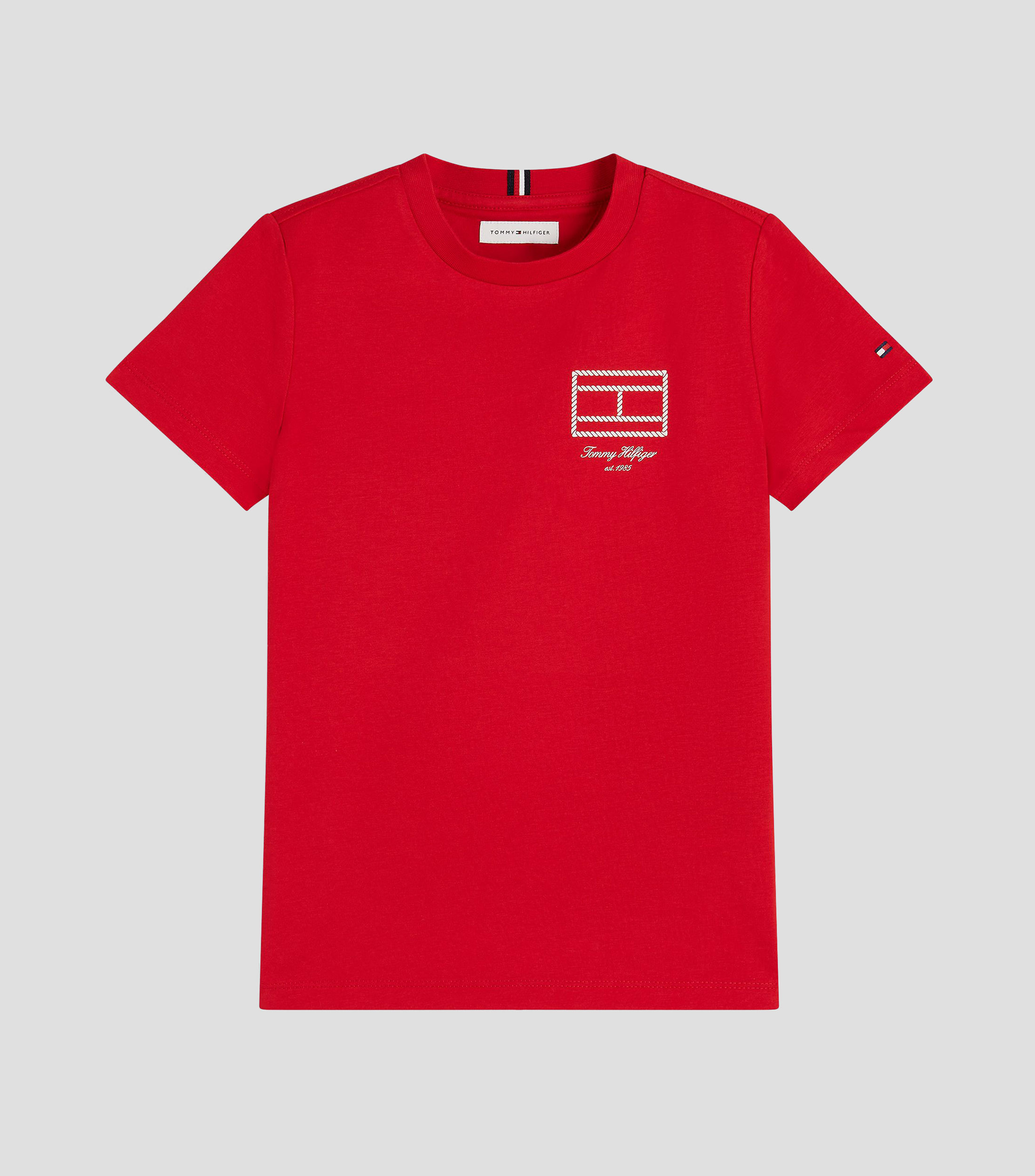 Playera cuello redondo manga corta estampada Niño