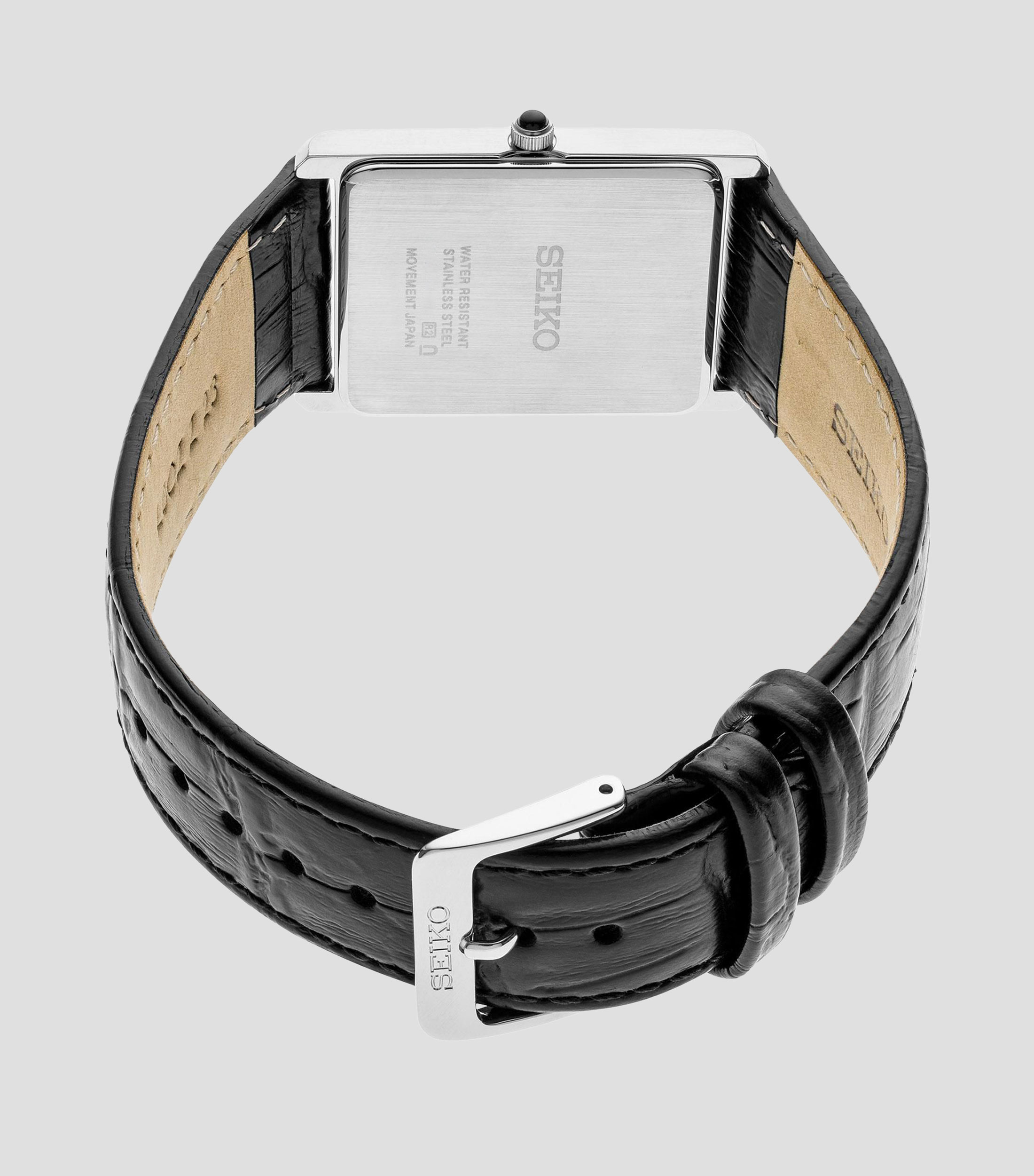 Reloj para Hombre Essentials casual plateado/negro