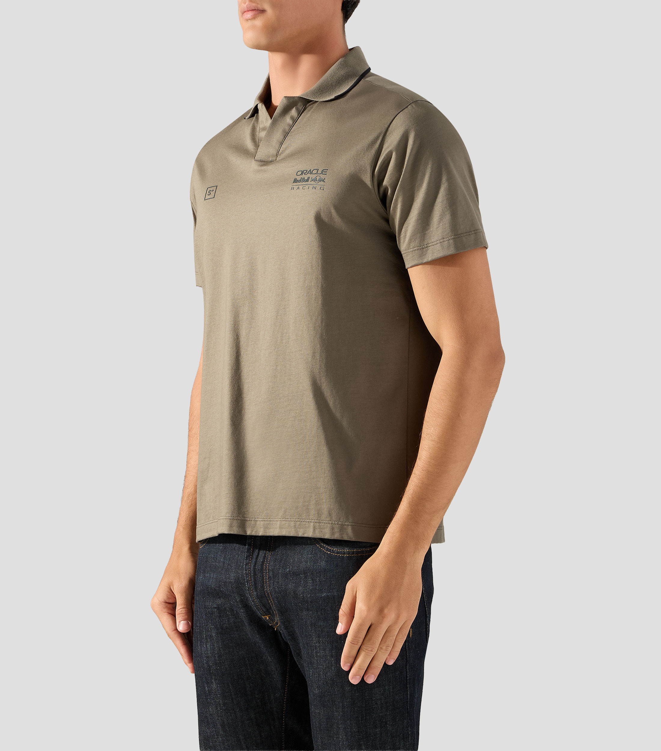 Playera tipo polo manga corta lisa Hombre