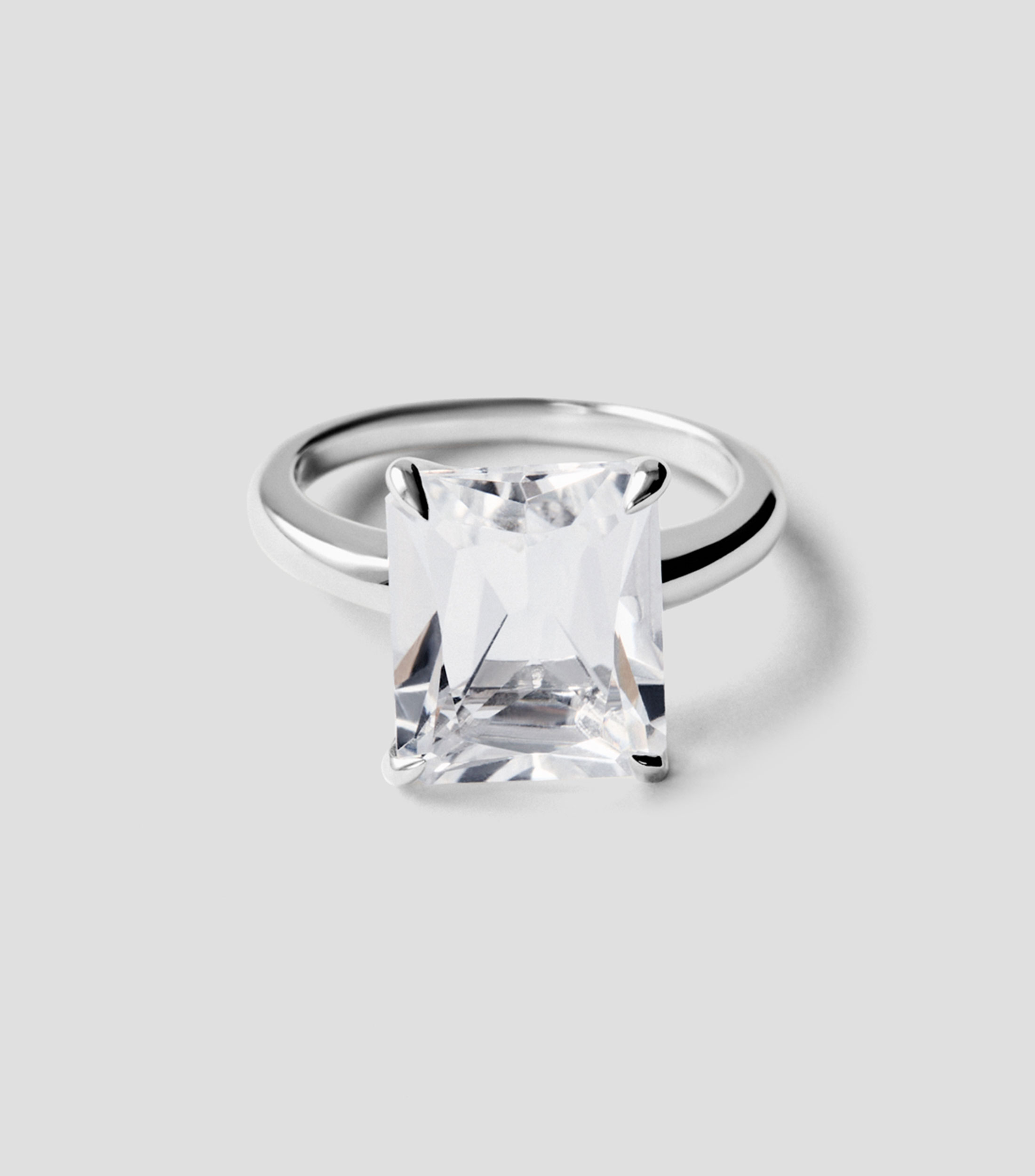 Anillo en Plata .925 con Cuarzo Mujer