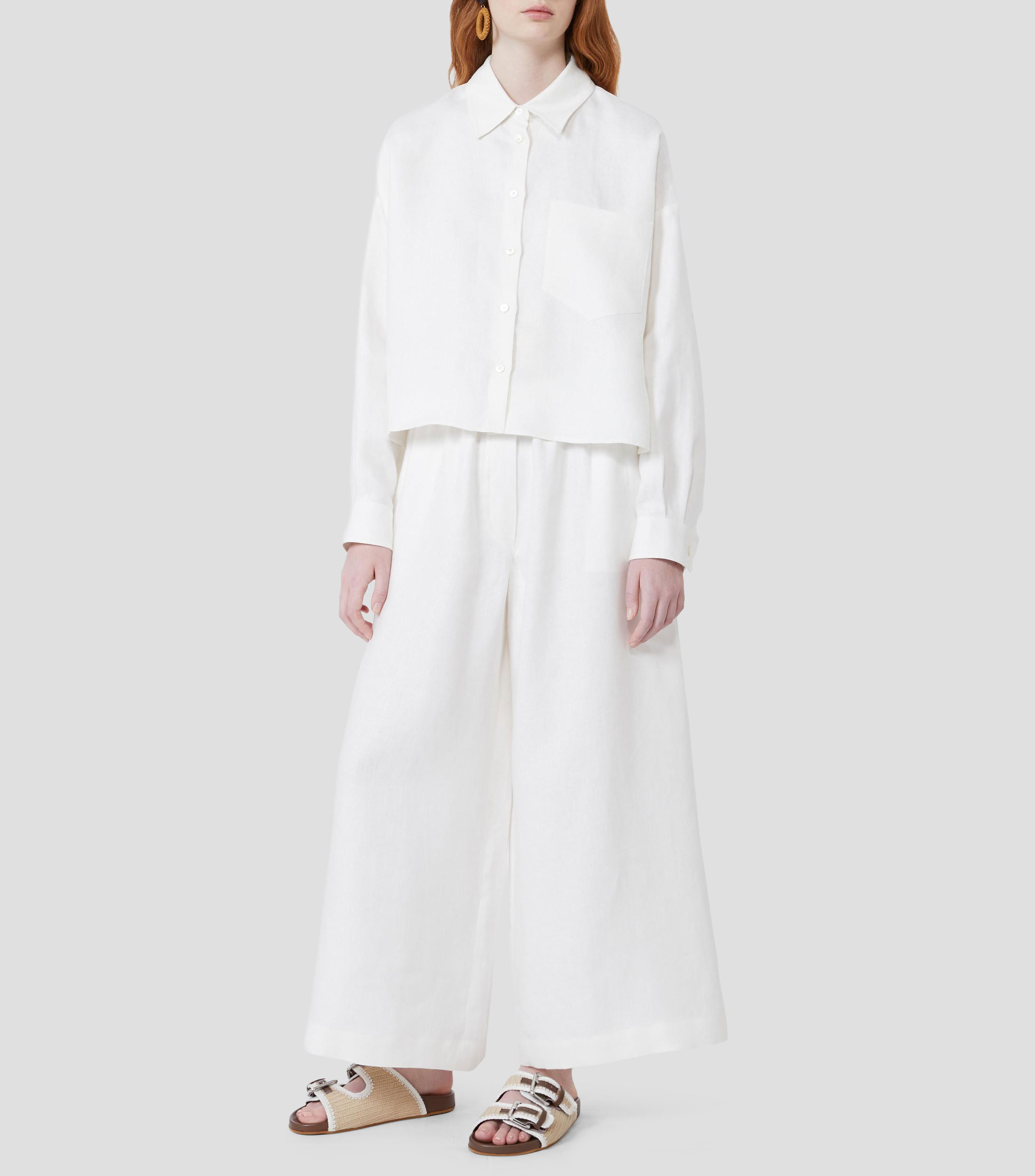 Sobrecamisa con botones Mujer