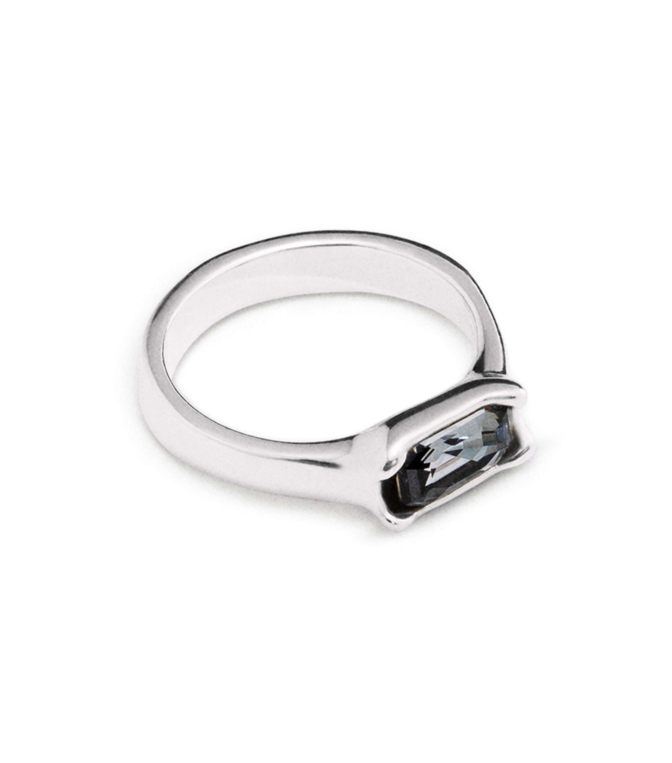 Anillo con cristal Cobra Mujer