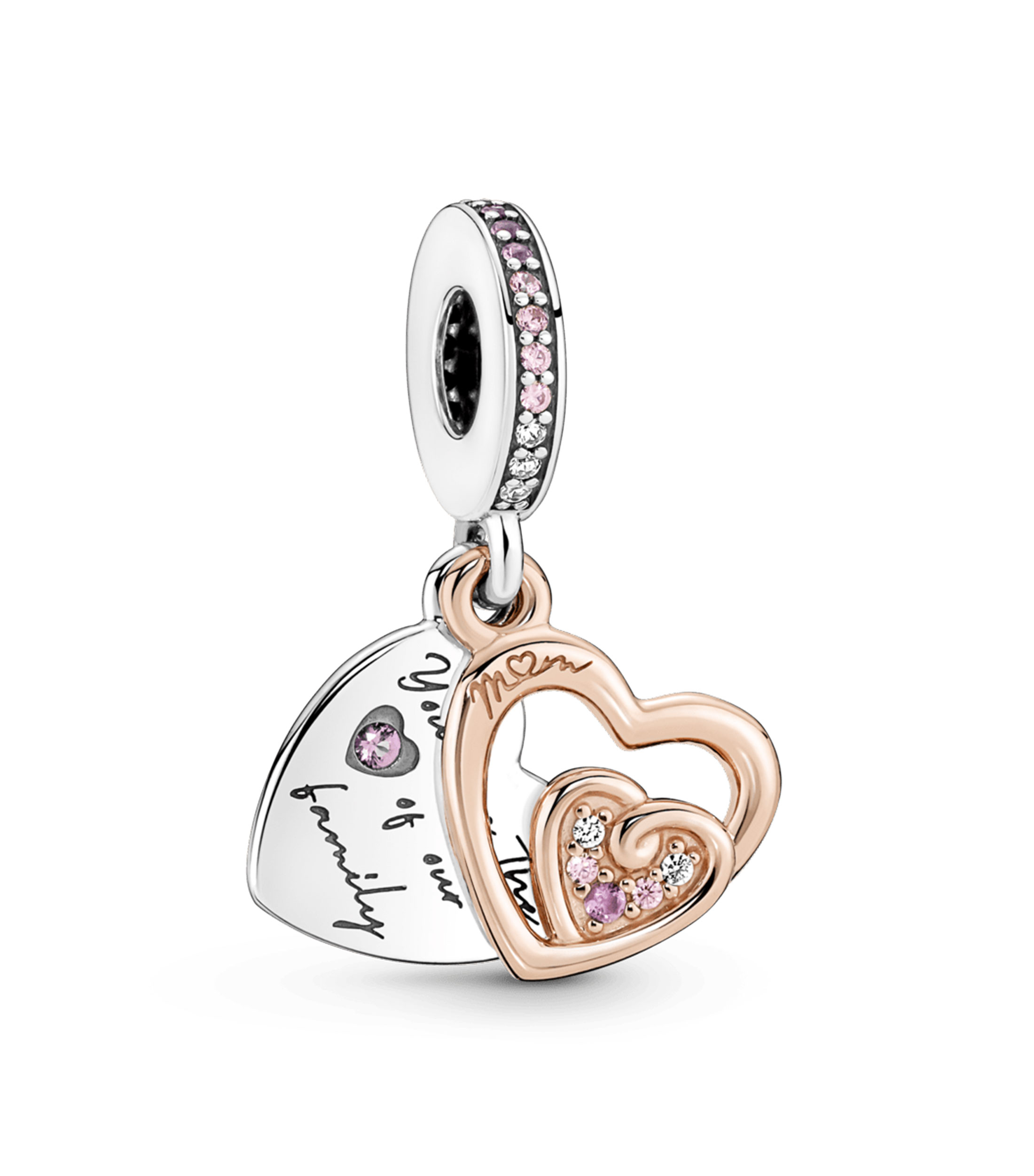 Charm en Plata Pandora Moments con Piedras Mezcladas Mujer
