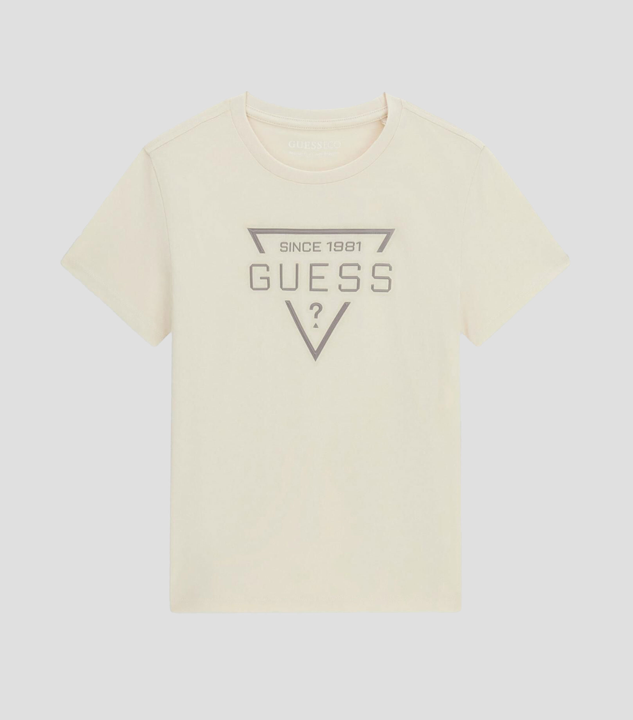 Playera cuello redondo manga corta con estampado Niño