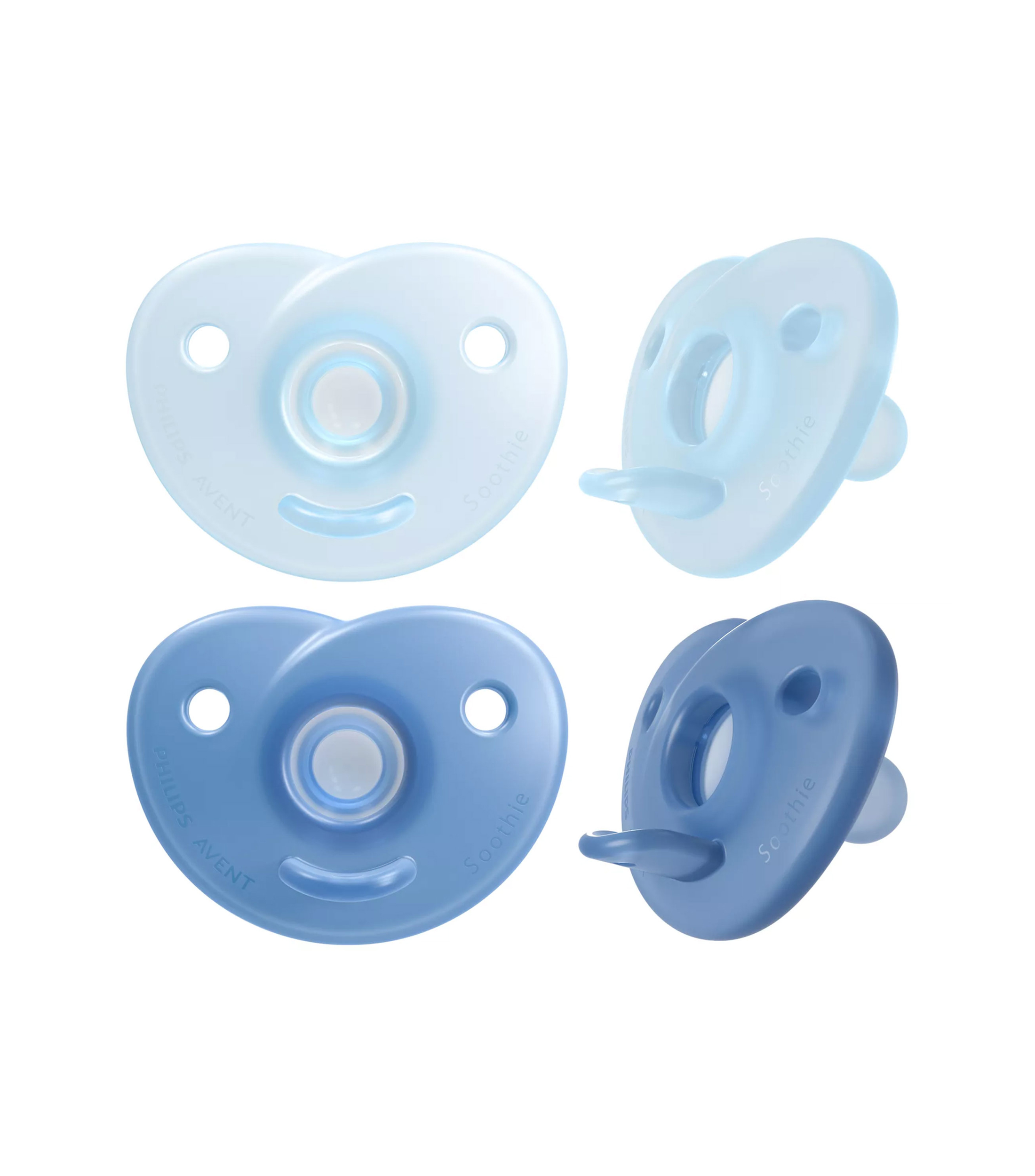 Chupón Soothie azul para Recién Nacido 0-6m