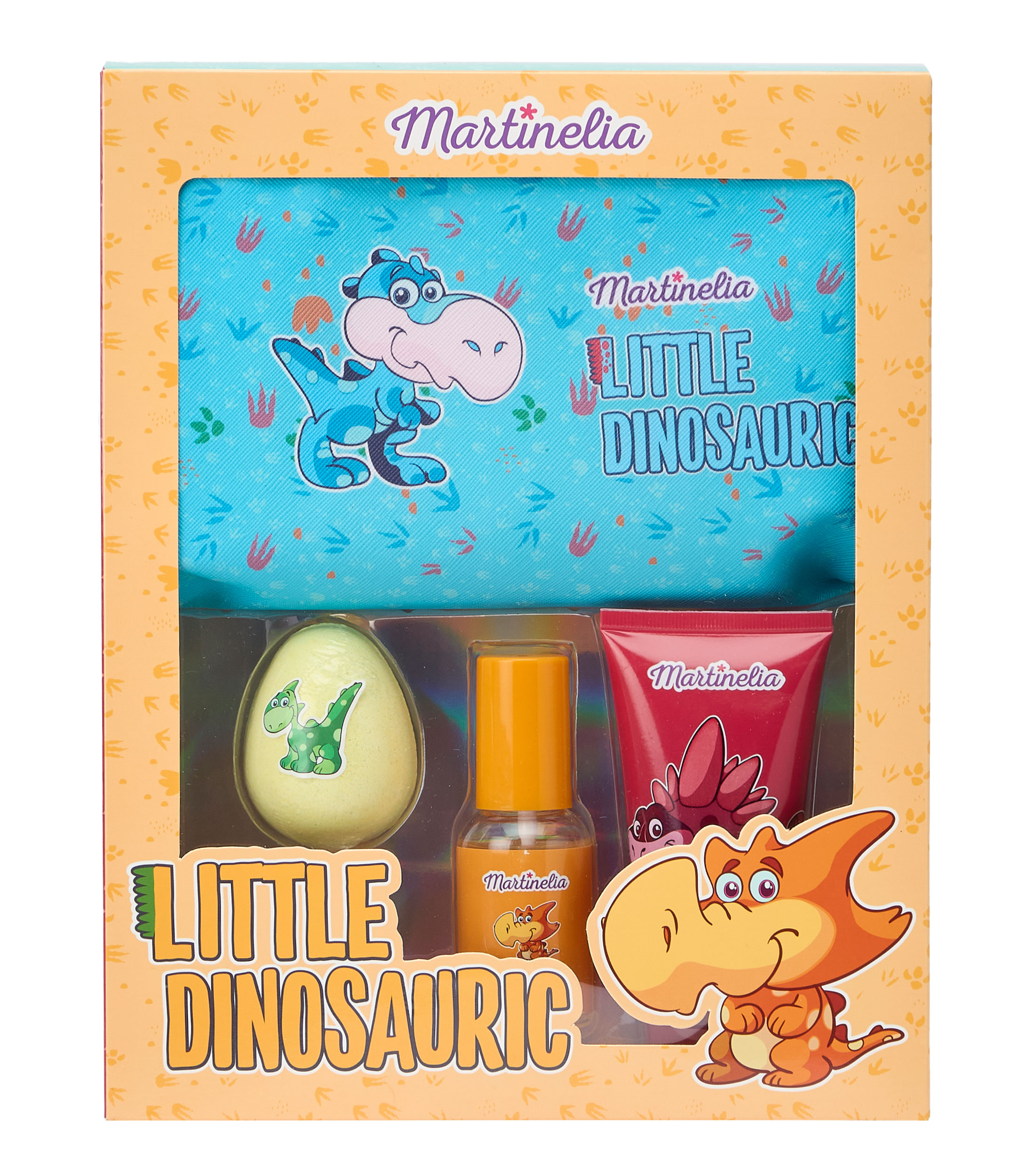 Set 4 piezas para ducha Little Dinosauric Niño