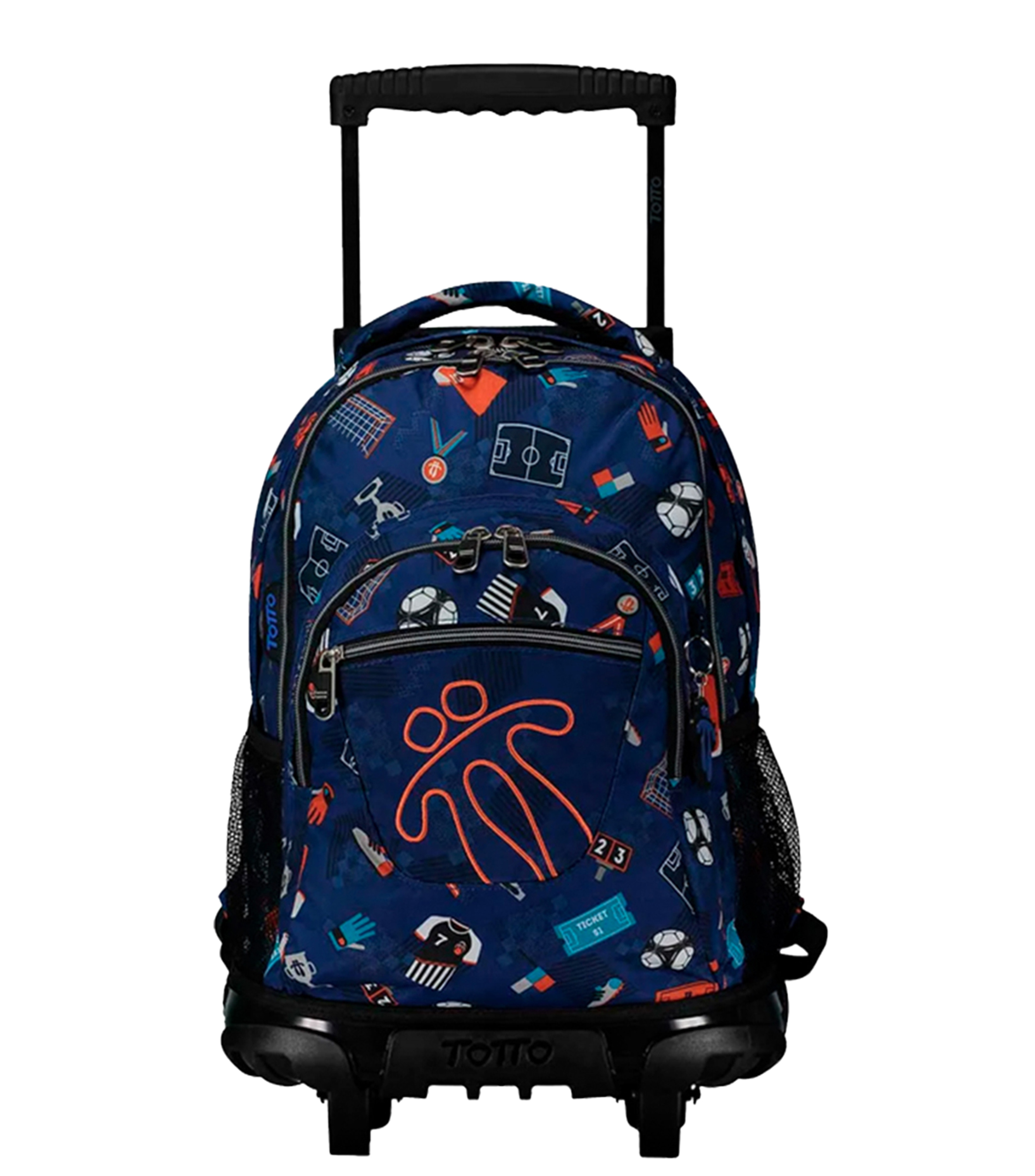 Totto Mochila escolar con ruedas Renglon Nino El Palacio de Hierro