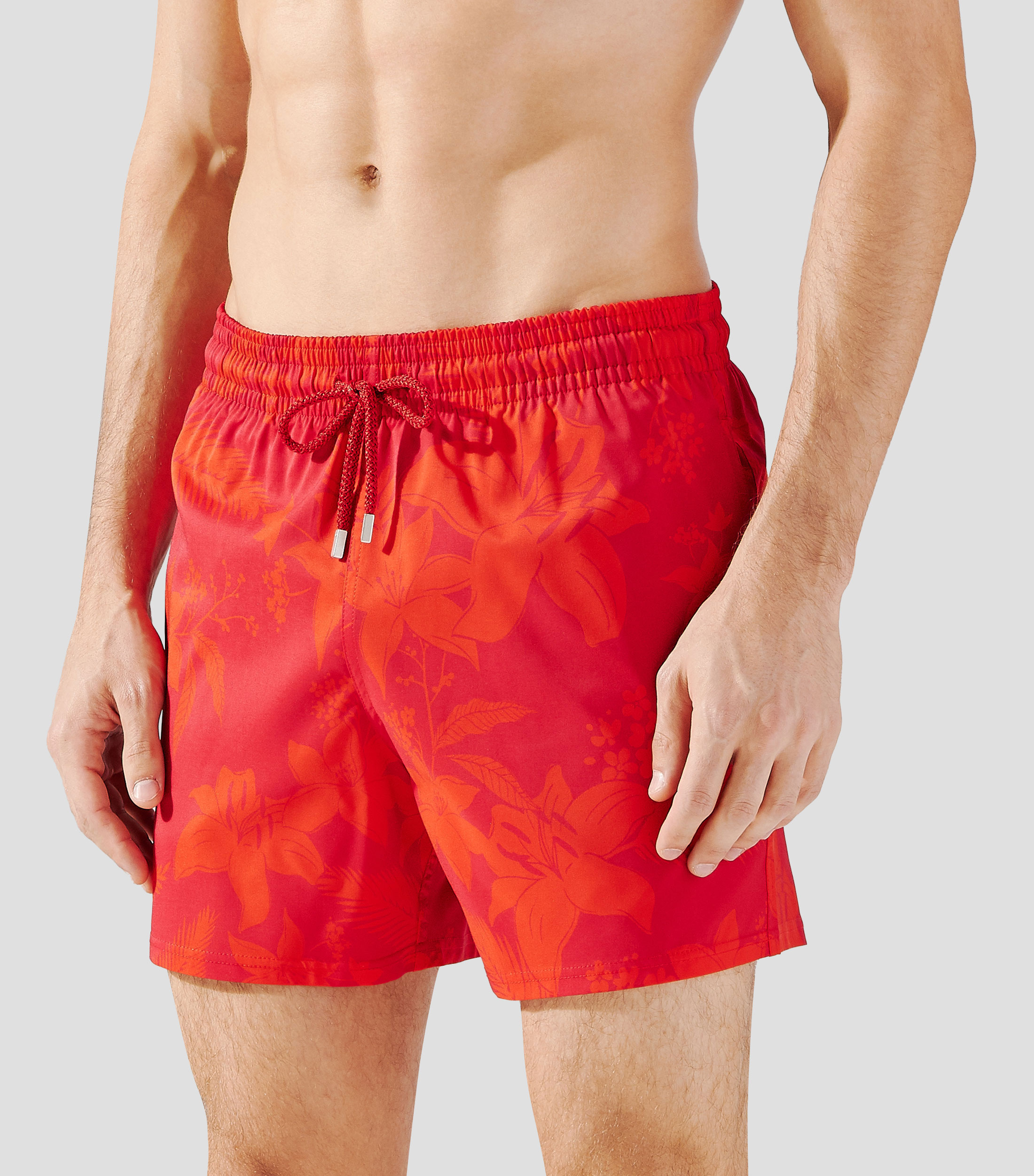 Traje de bano corto estampado Hombre