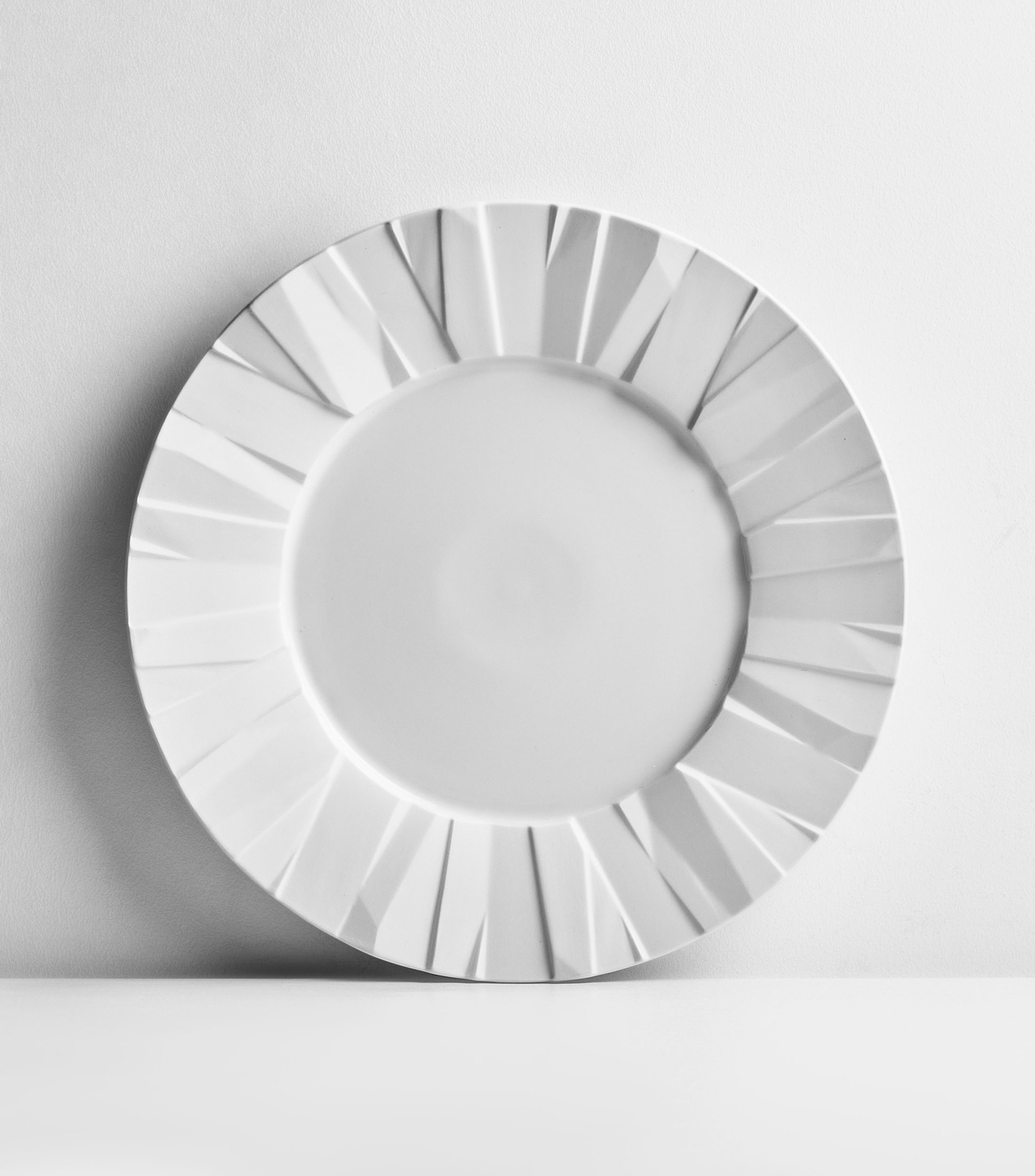 Plato para postre XL Matrix blanco